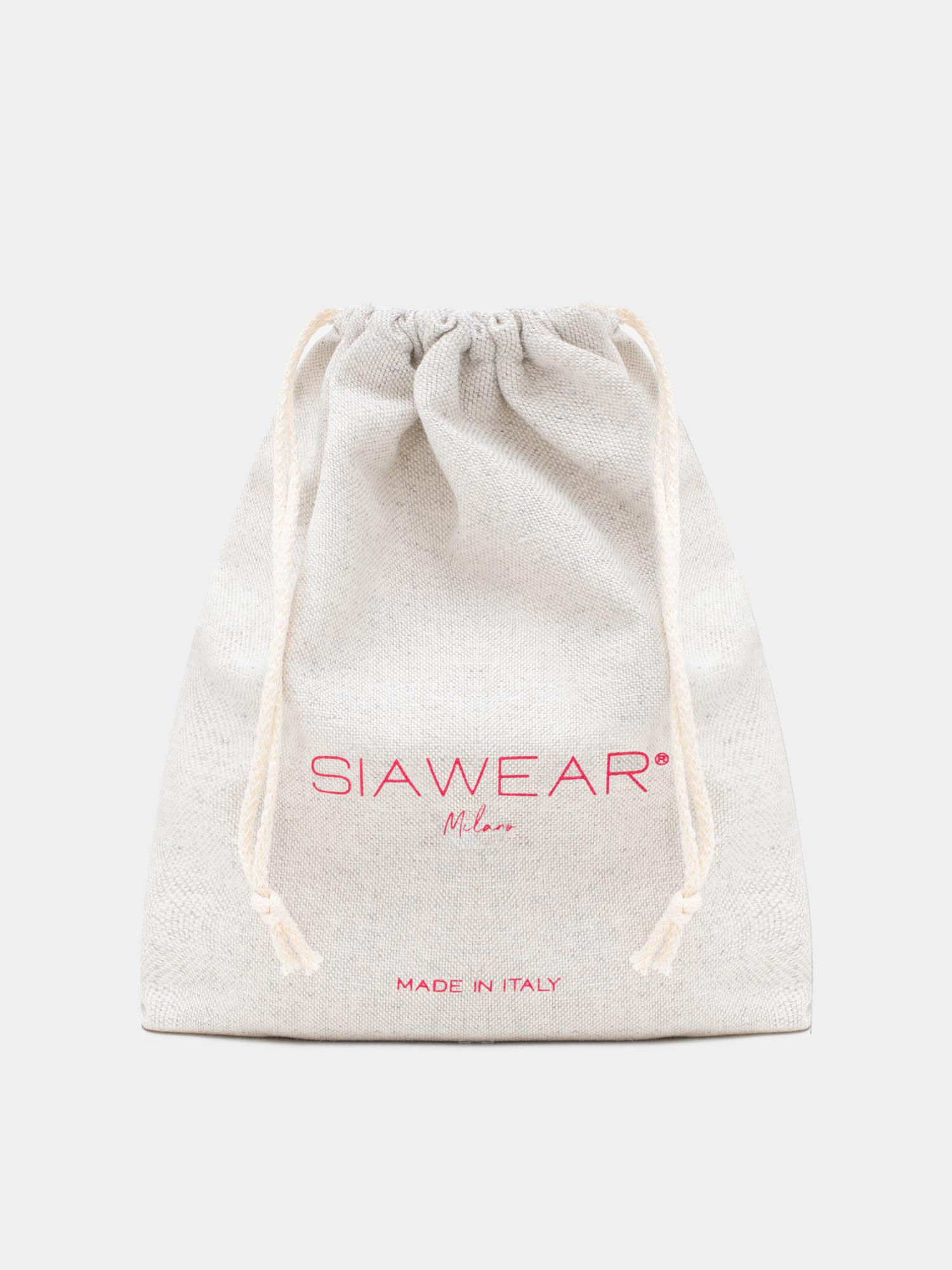 SIAWEAR Small Woven sacchetto cotone 18x21 cm