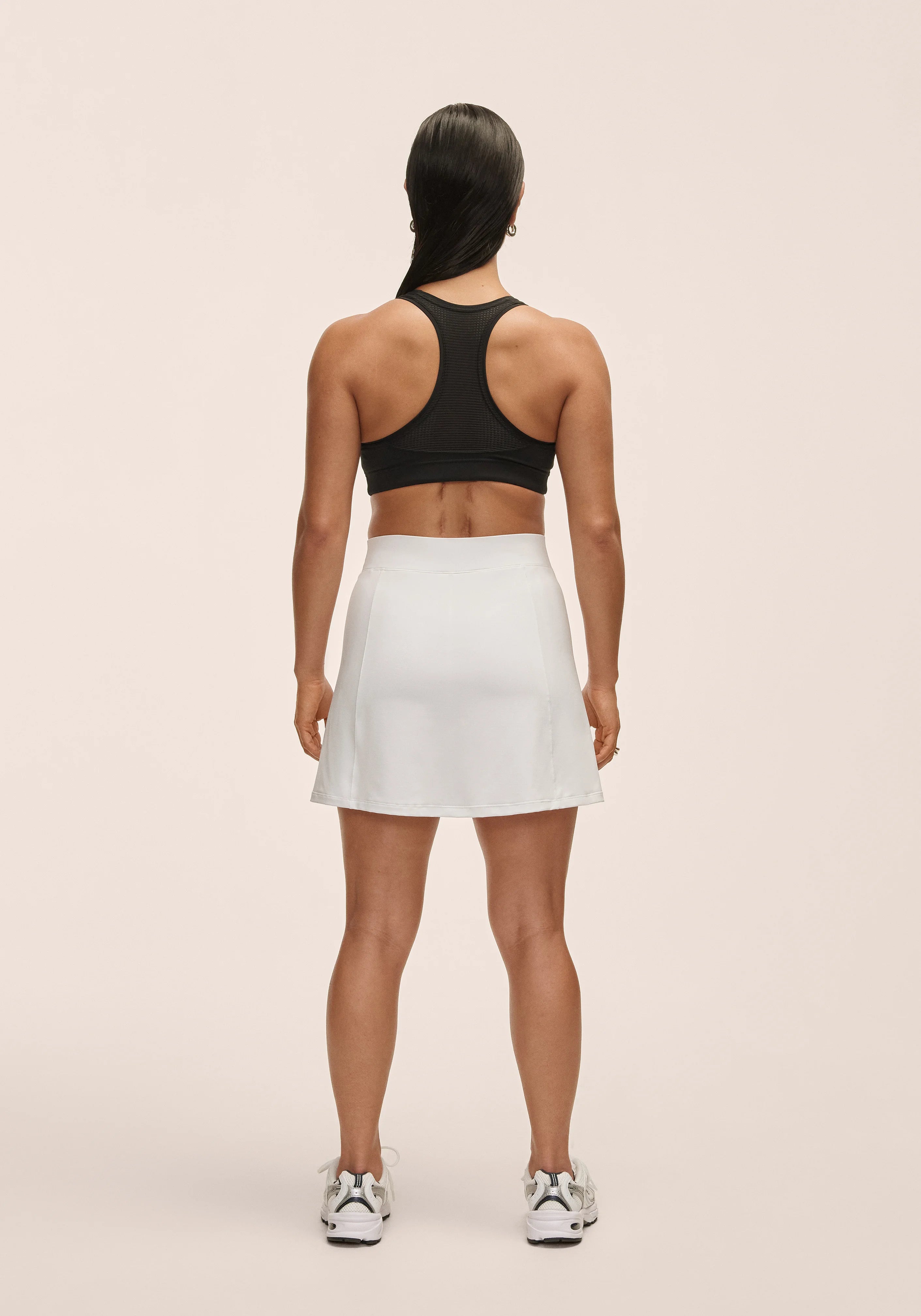 Casall Court Slit Skirt gonna tennis bianca
