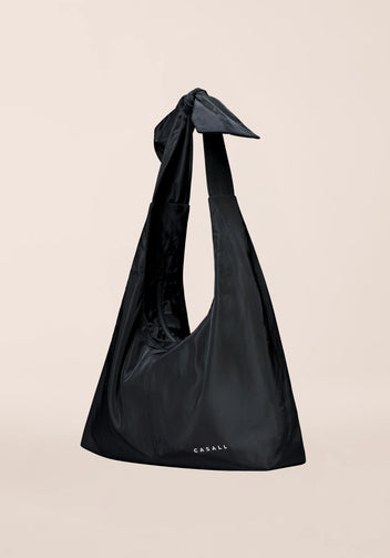 Casall Tied Up Daily Tote Bag borsa nera palestra