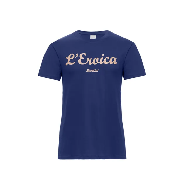L'Eroica T-Shirt Cotone Blu 100% Cotone
