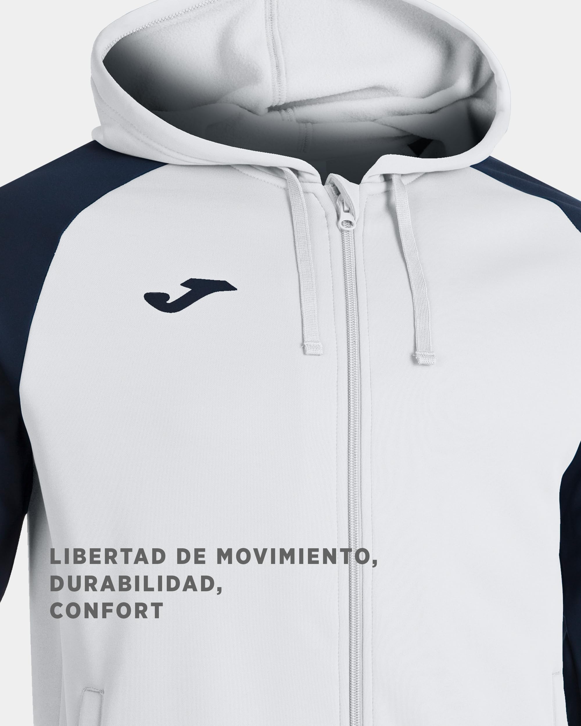 Joma Academy IV felpa con cappuccio zip calda