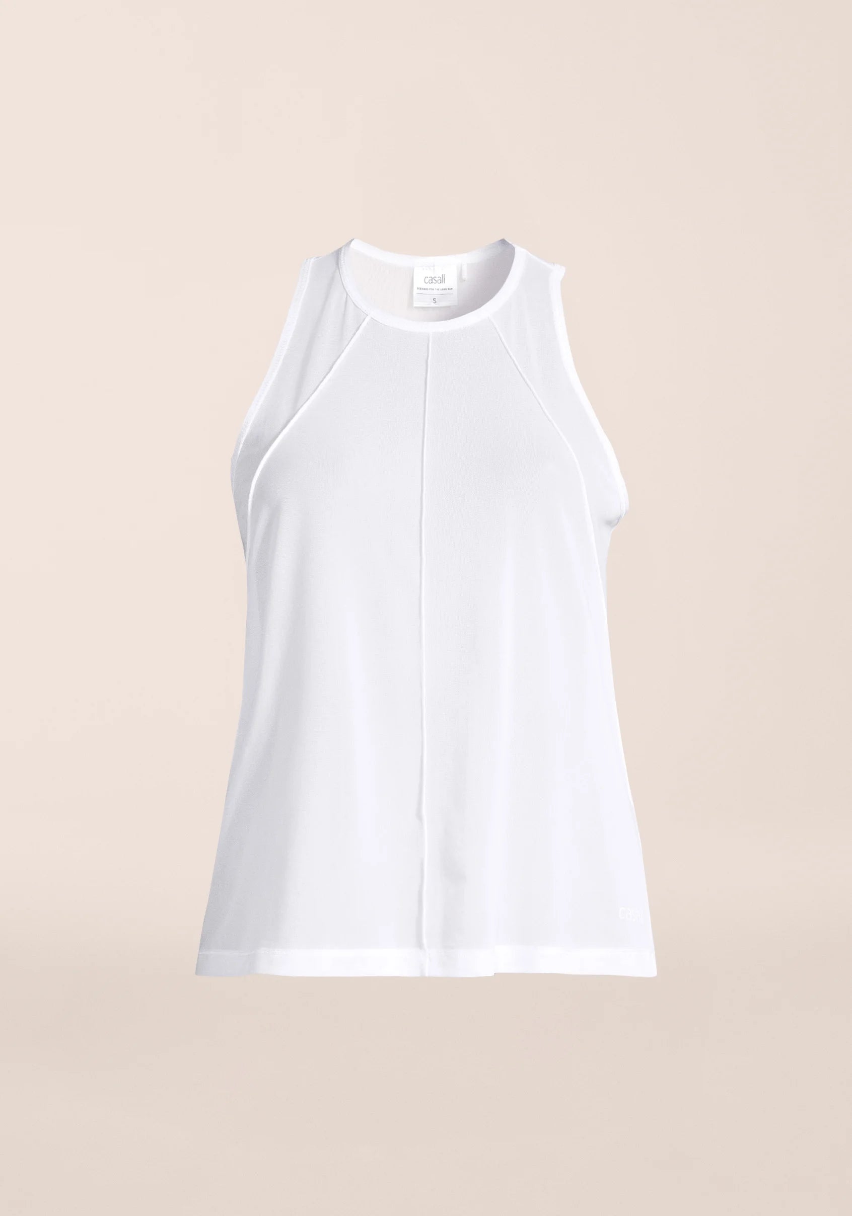 Casall Seam Detail Mesh Tank canotta Bianco mesh traspirante