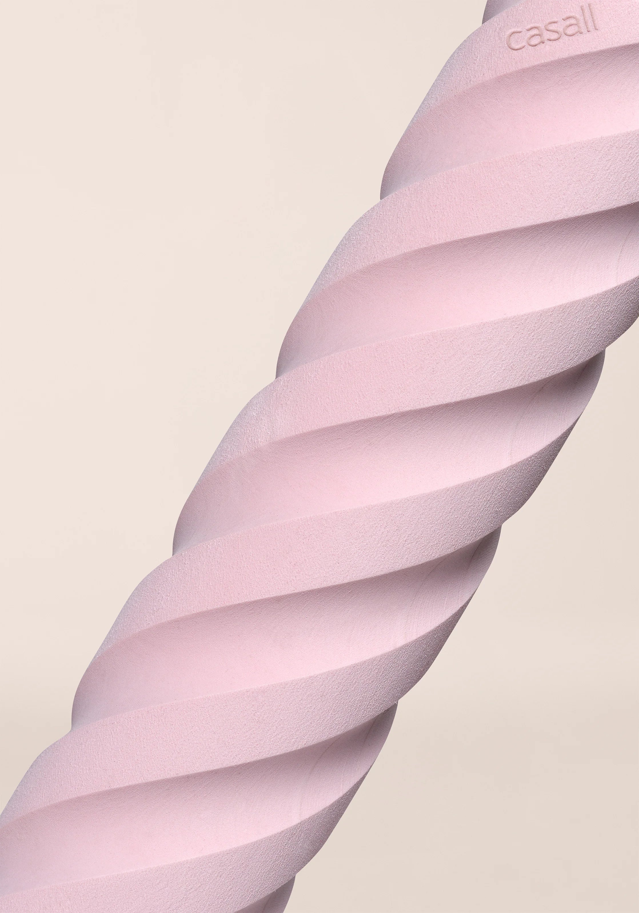 Casall Swirly Foam Roller rullo massaggio rosa chiaro massaggio profondo