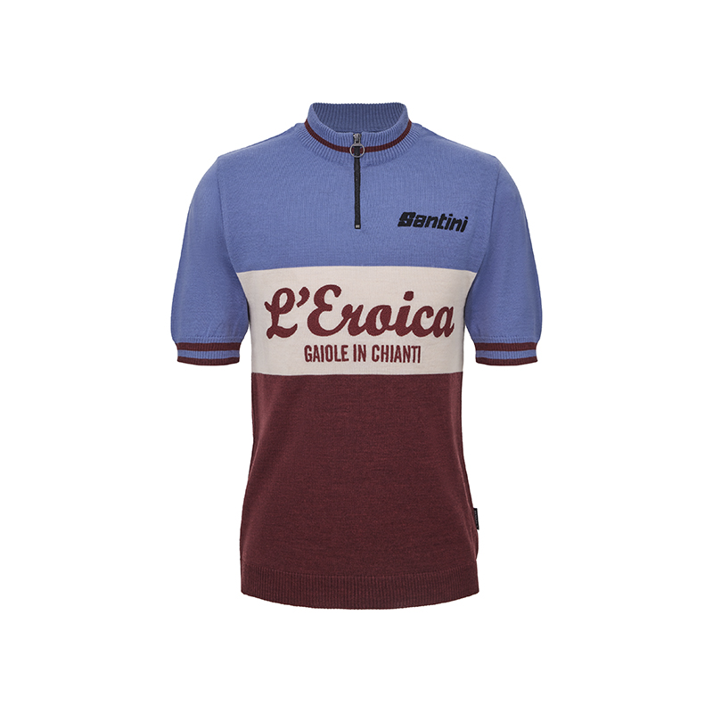 L'Eroica 28° Gaiole maglia lana ciclismo d'epoca