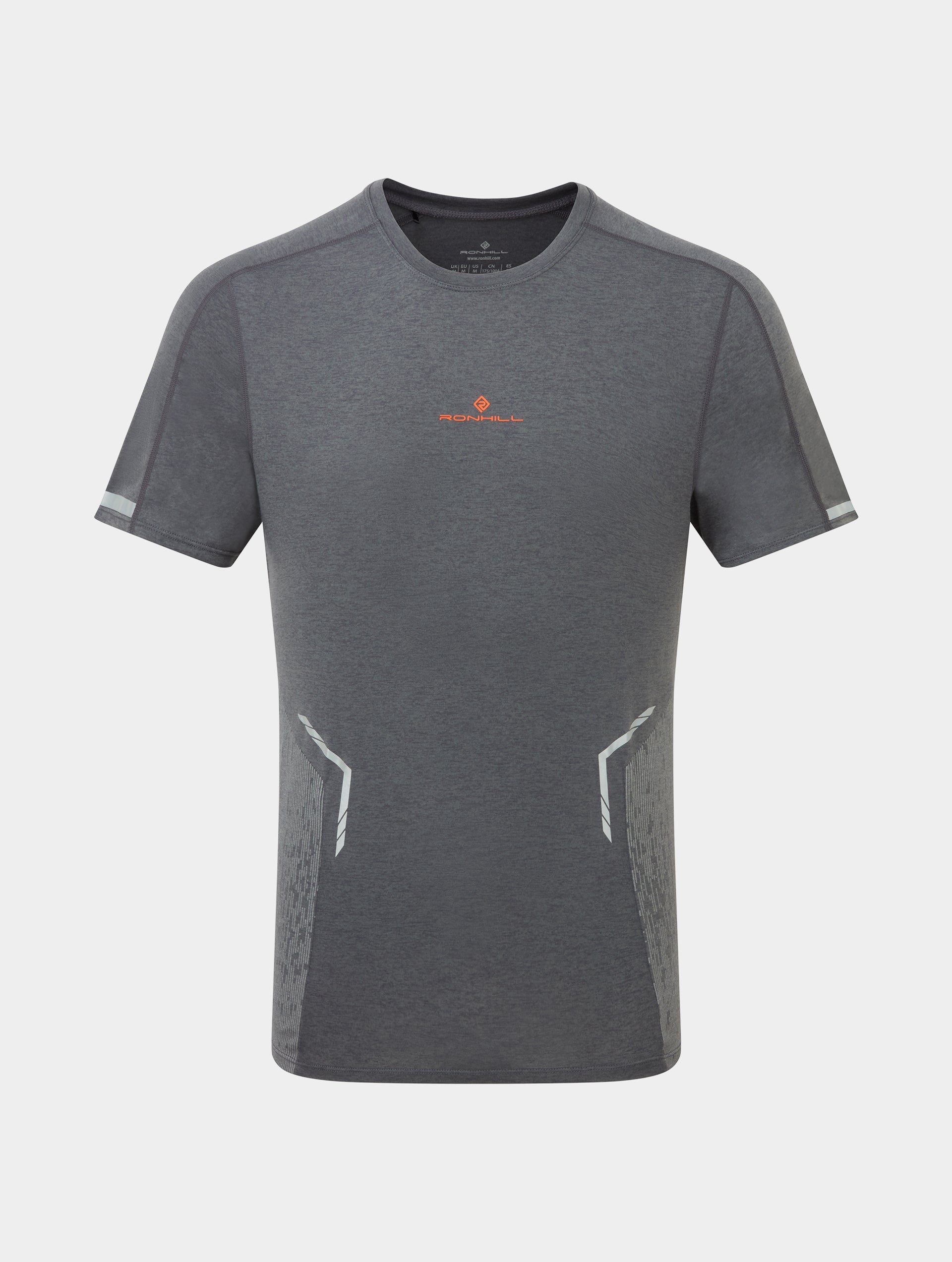 Ronhill Tech Reflect T-Shirt Running Uomo Blu Riflettente