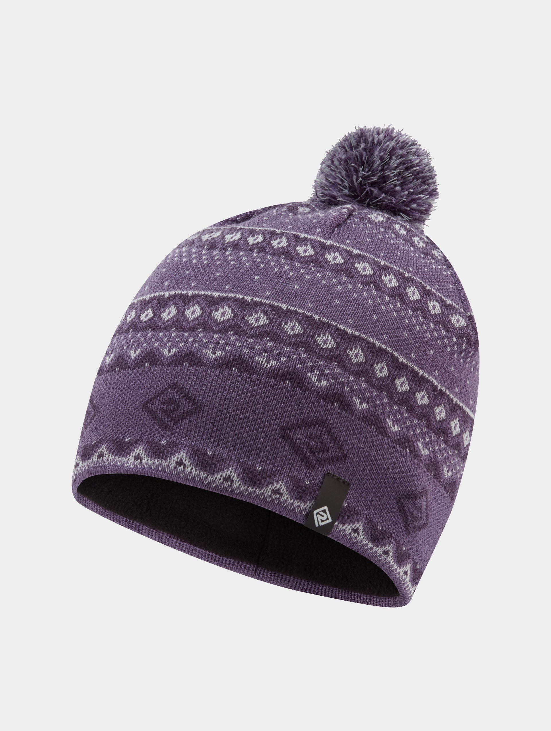 Ronhill Winter Bobble Hat berretto invernale nero con pon pon