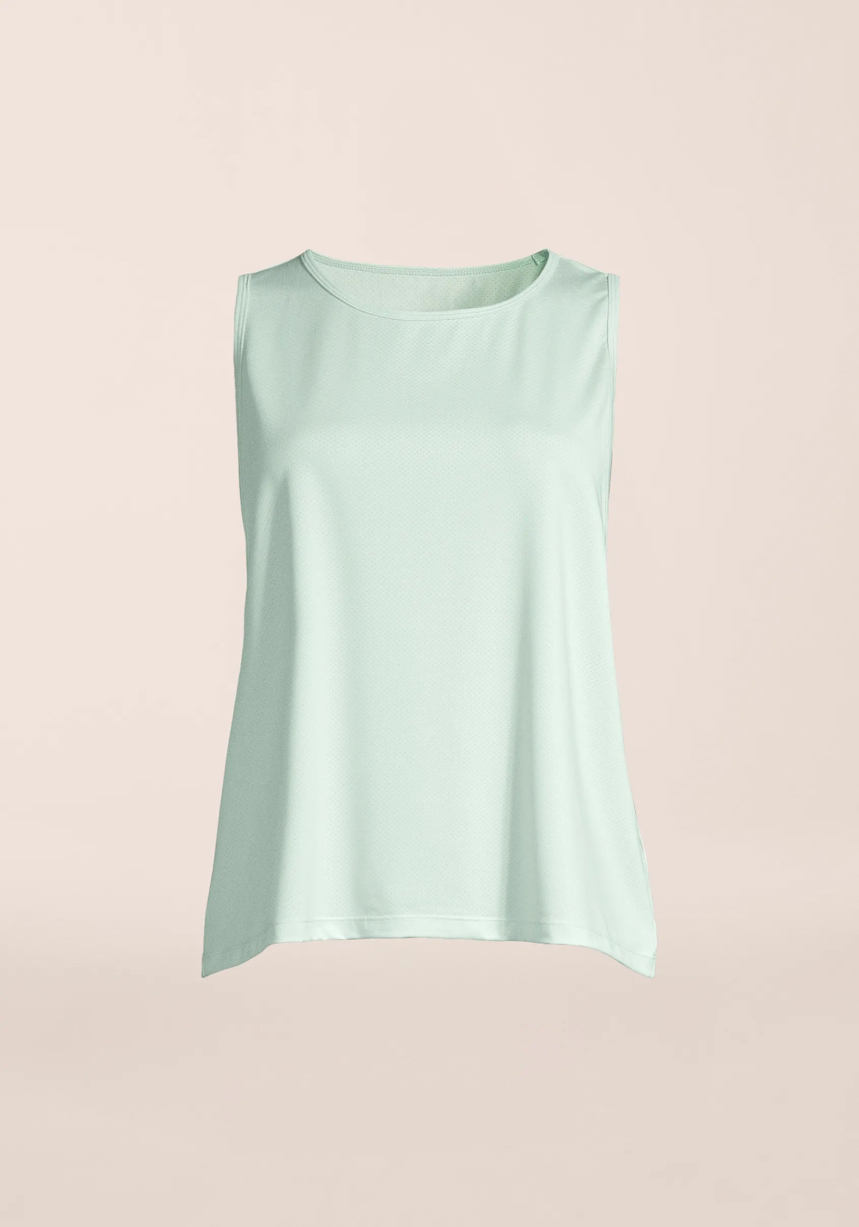 Casall Laser Mesh Flow Tank canotta sportiva verde mesh