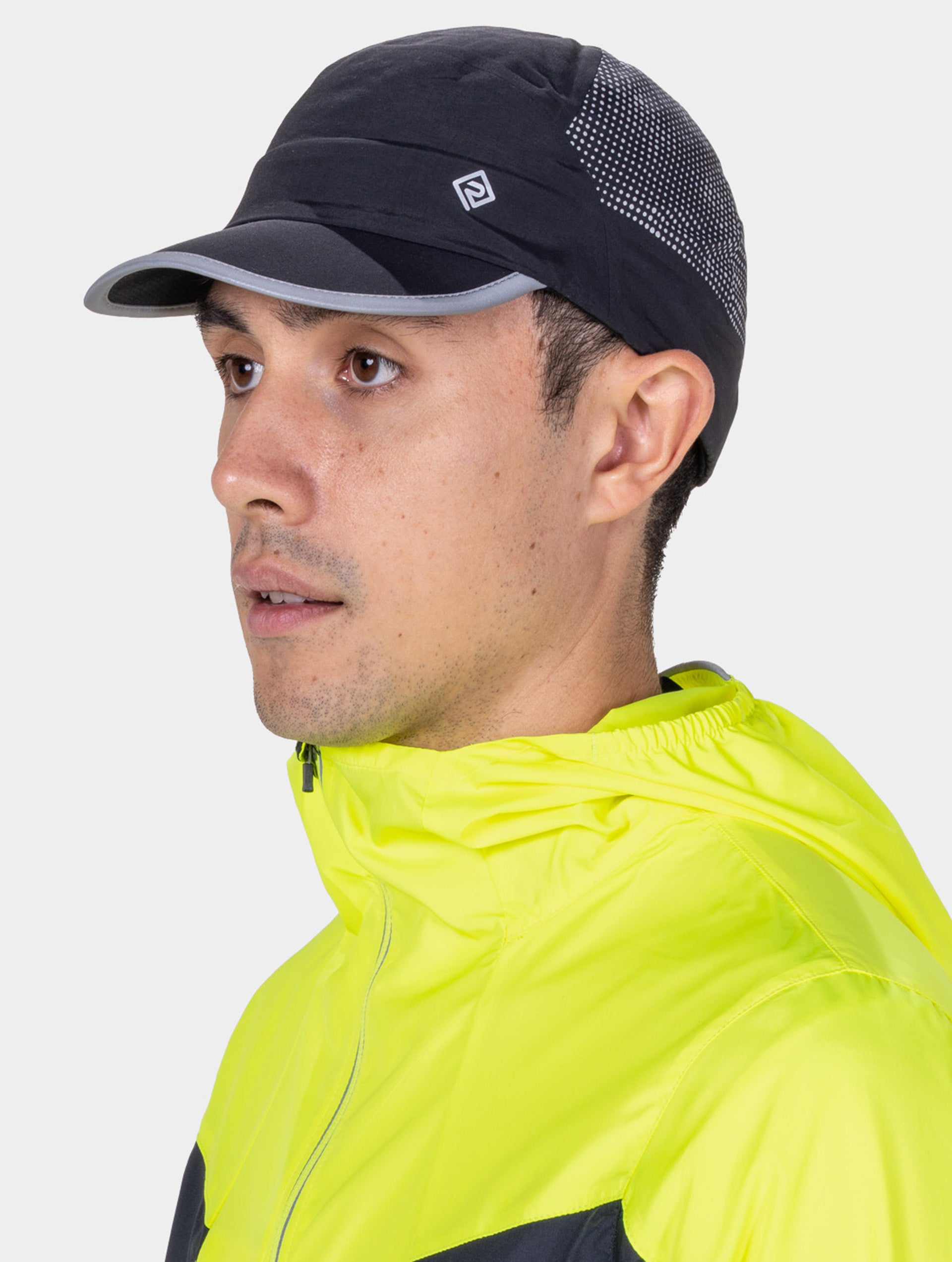 Ronhill Reflect cappellino running nero riflettente