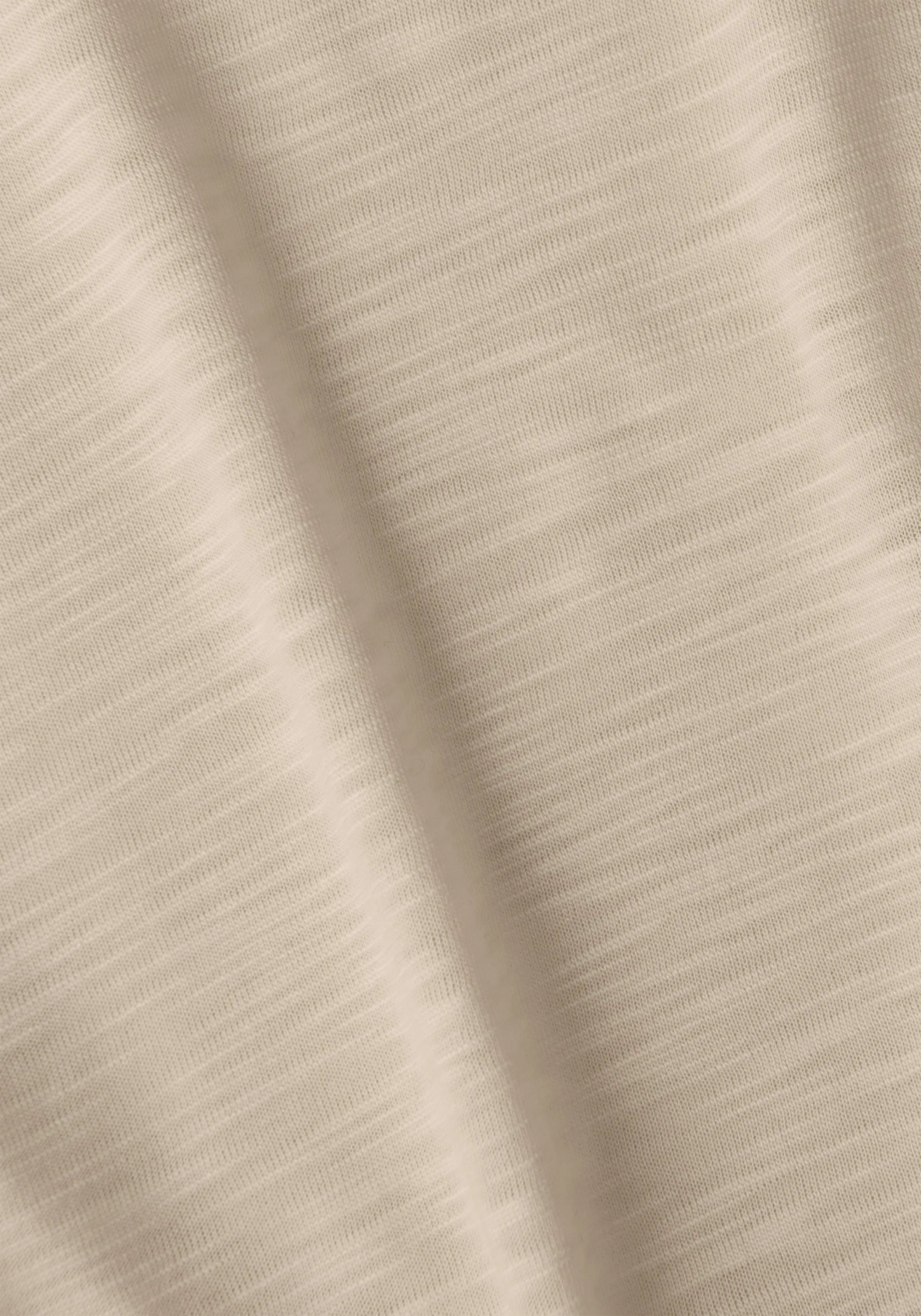 Casall Soft Texture Tee t-shirt ecru collo alto