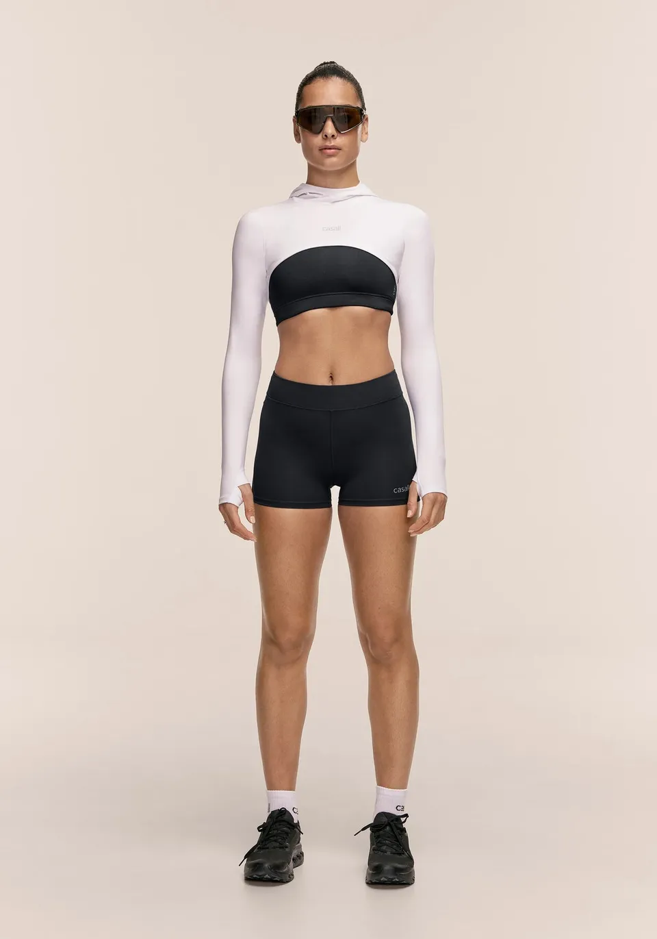 Casall Performance Running Hotpants shorts running neri compressivi