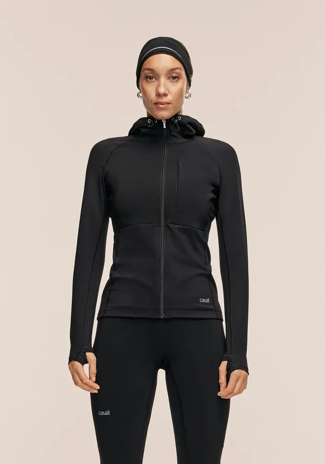 Casall Windtherm Running Jacket giacca running nera antivento