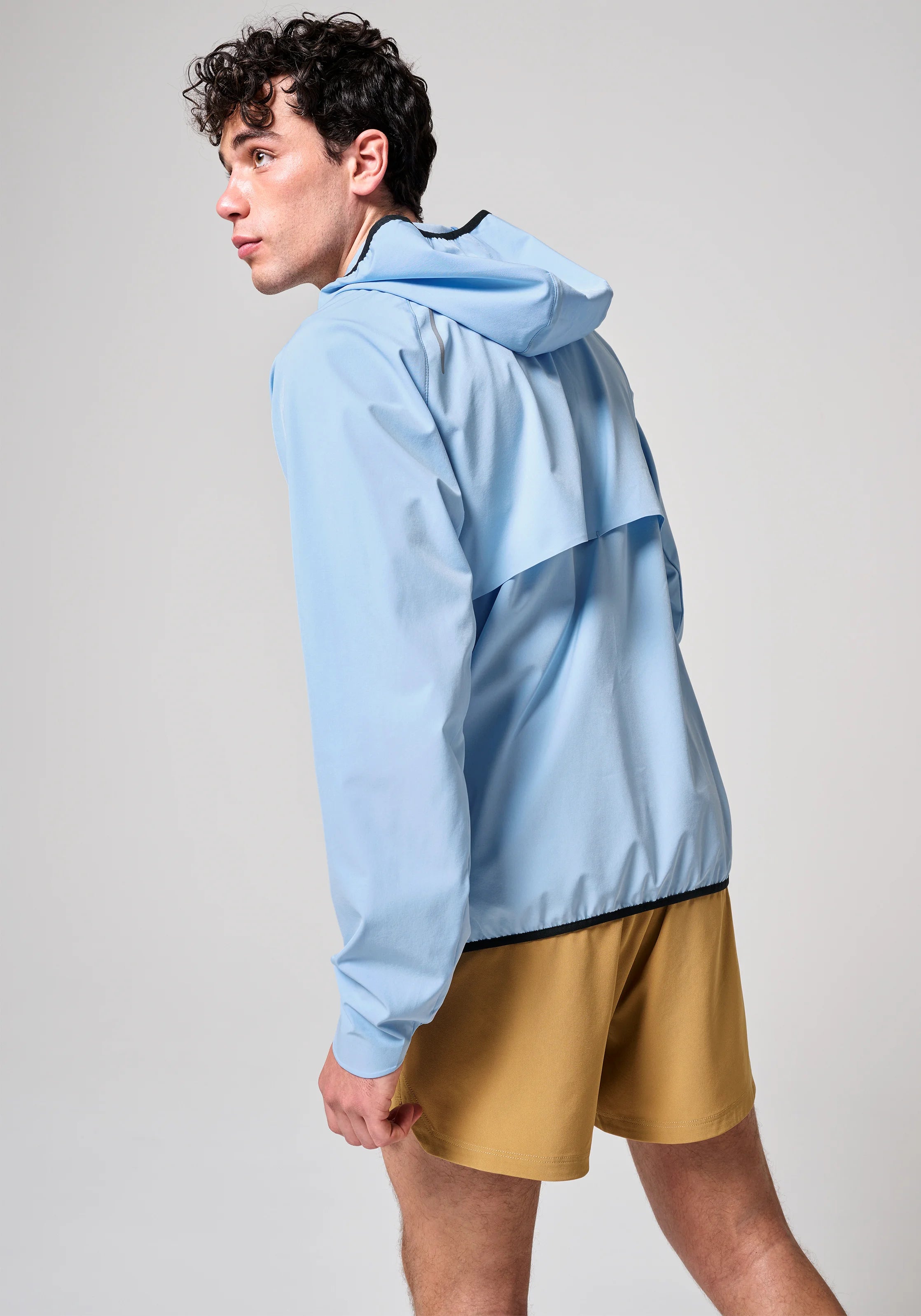 Casall M Dynamic Windbreaker Anorak giacca azzurra