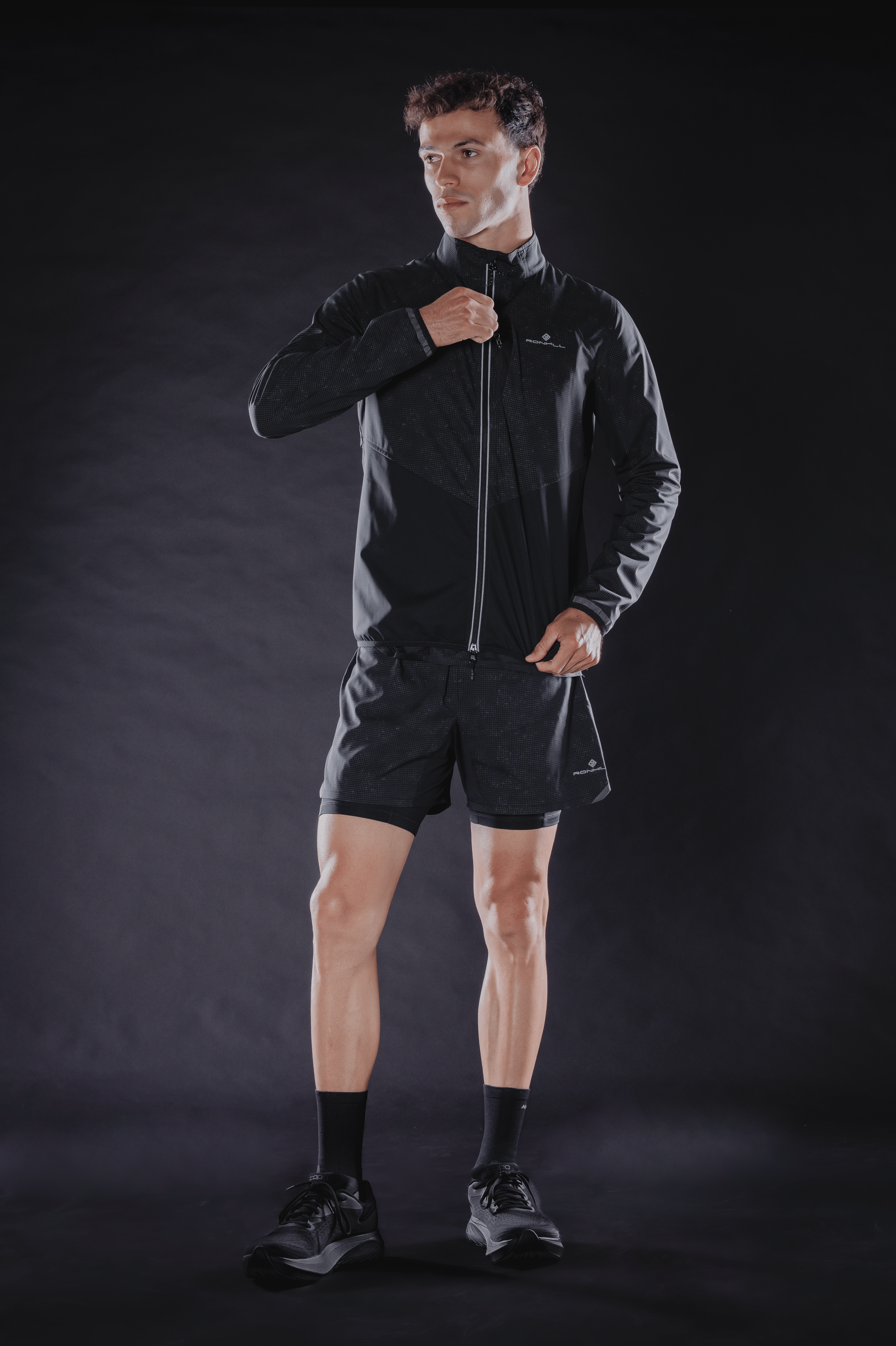 Ronhill Tech Reflect Lux Giacca Running Nera