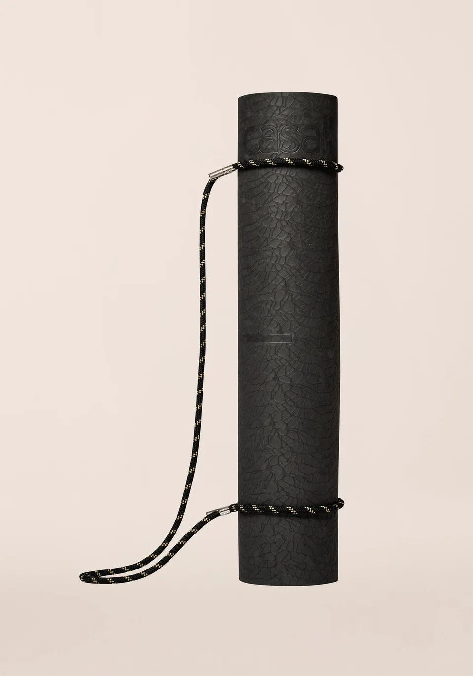 Casall Braided Yoga Mat Carry Strap tracolla nero/beige