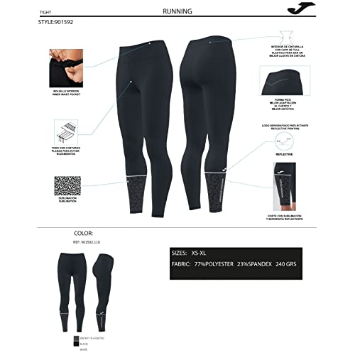 Joma Zero leggings lunghi con tasca traspiranti
