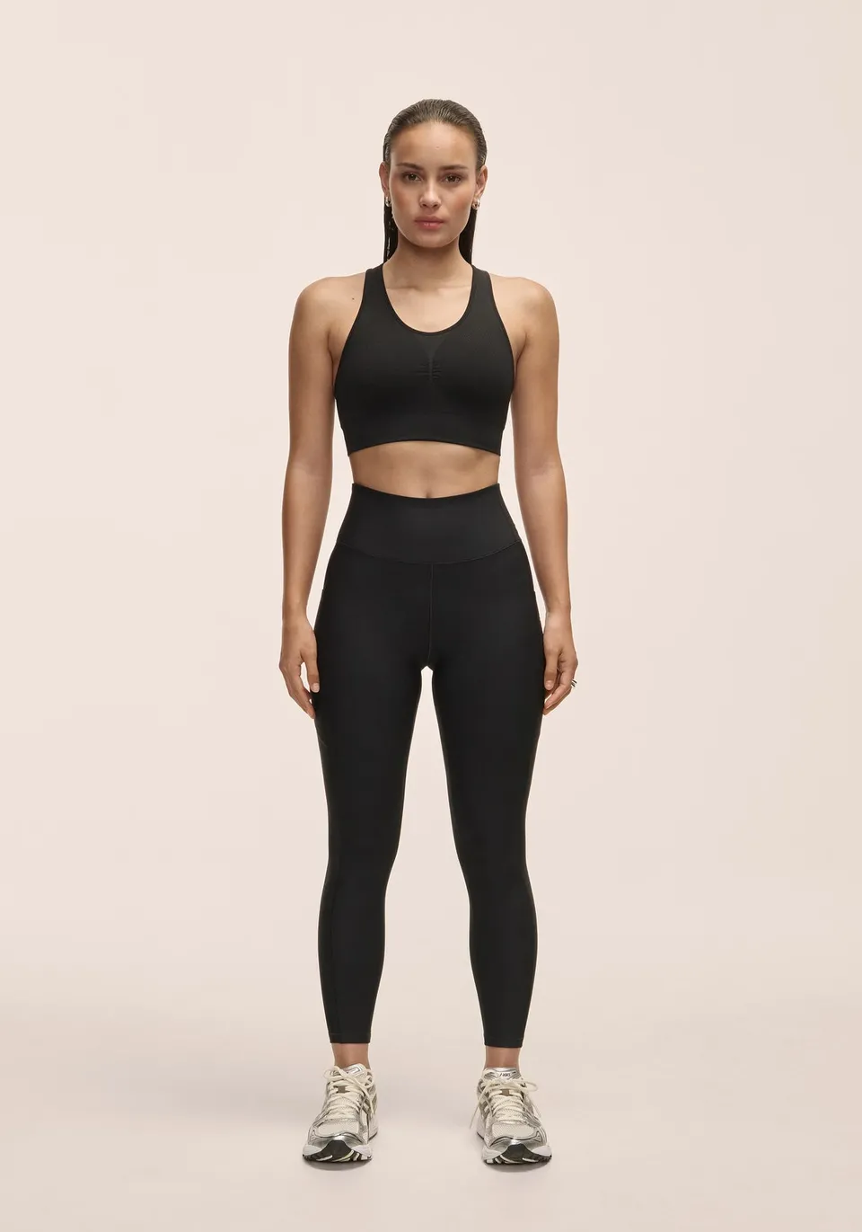 Casall Pure Pocket High Waist Tights leggings neri vita alta