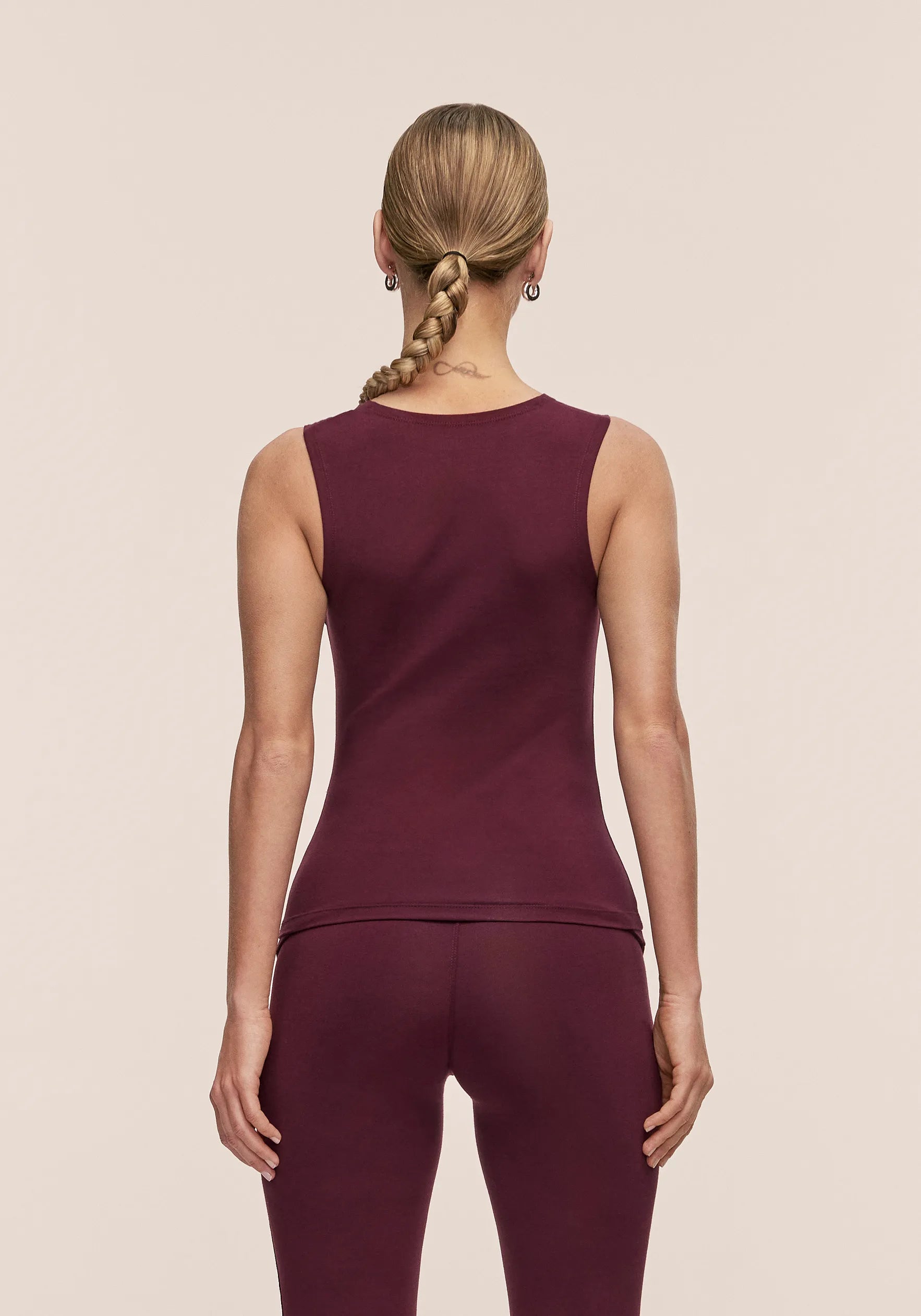 Casall Sublime Studio Tank canotta Cherry Moon cotone