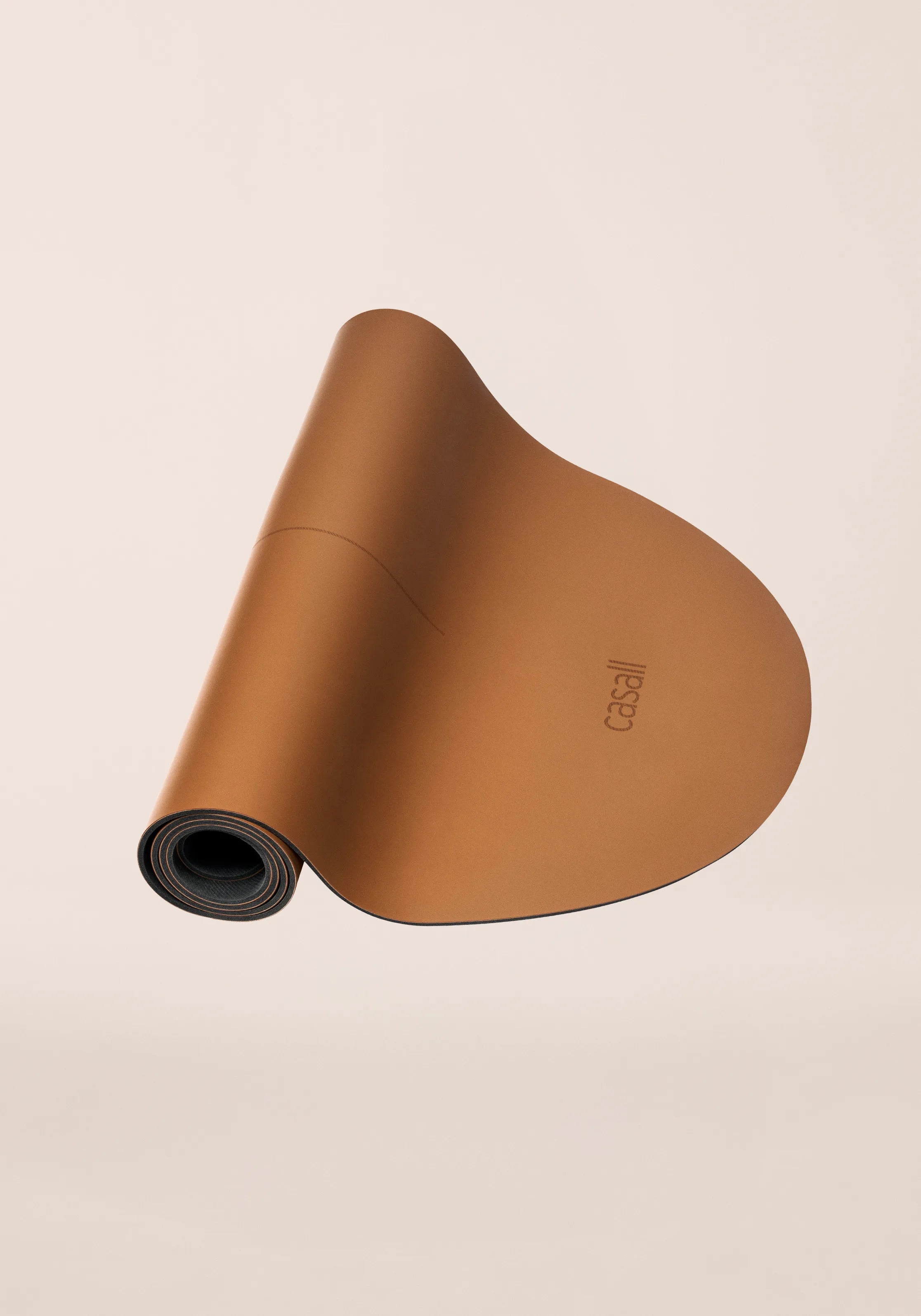 Casall Grip & Cushion III Oval 5mm tappetino yoga marrone antiscivolo
