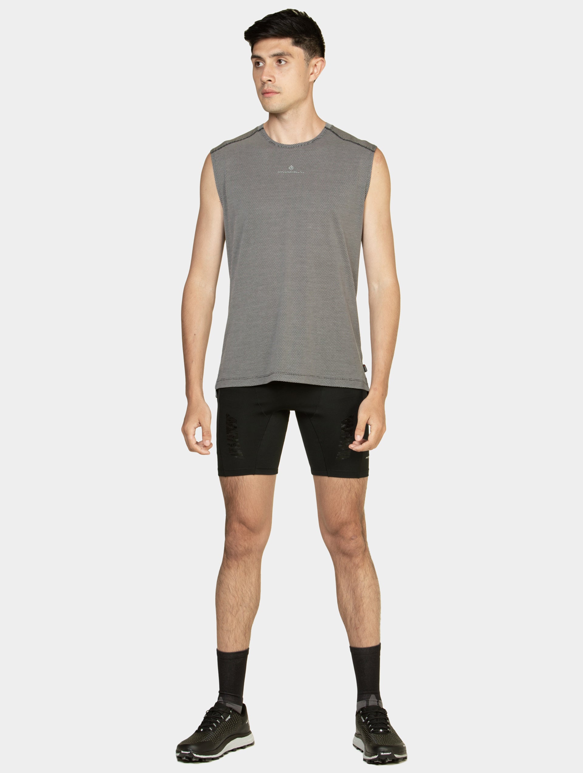 Ronhill Tech Golden Hour Tank canotta running nera traspirante
