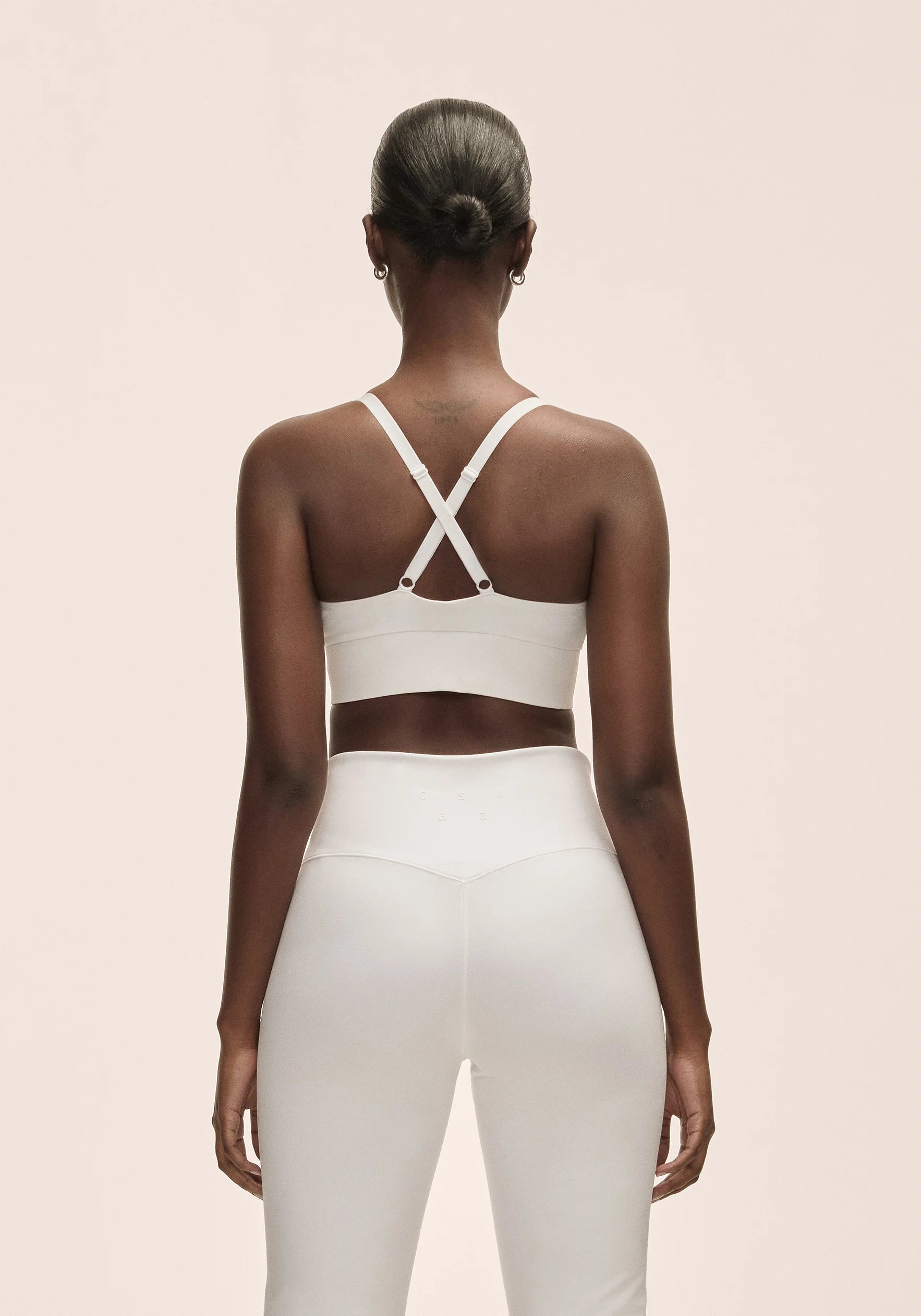 Casall Wrap Sports Bra reggiseno bianco sostegno leggero