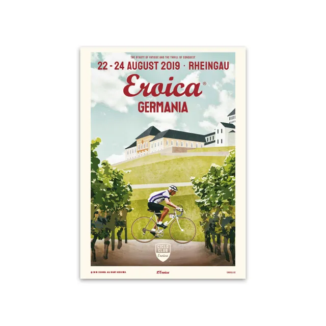 L'Eroica Germania 2019 poster illustrazione ufficiale