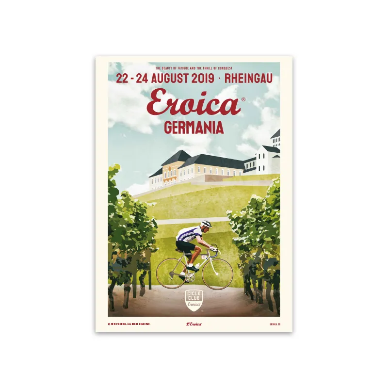 L'Eroica Germania 2019 poster illustrazione ufficiale