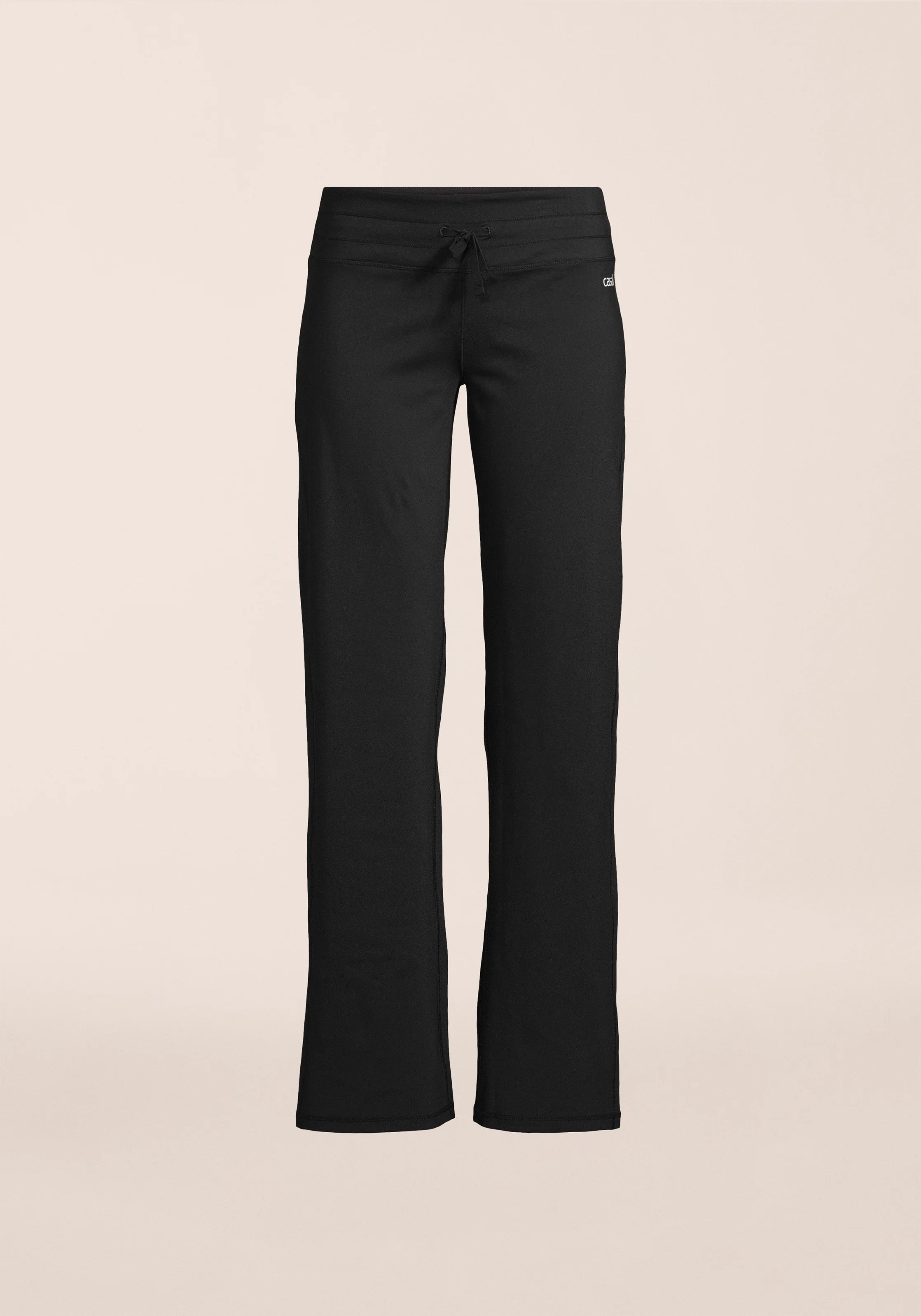 Casall Soft Touch Straight Pant pantaloni Nero tessuto tecnico