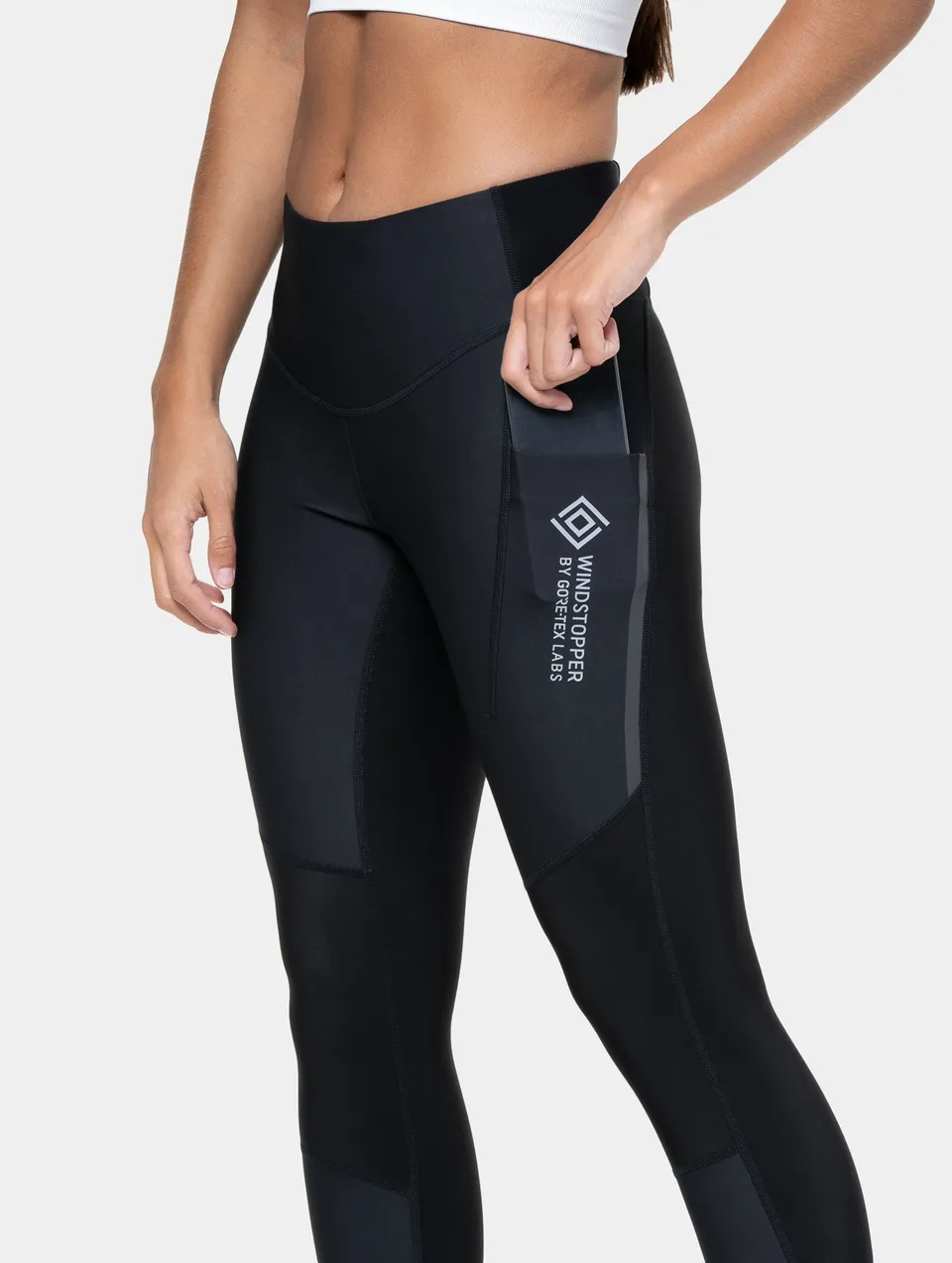 Ronhill Tech Windstopper collant running donna antivento