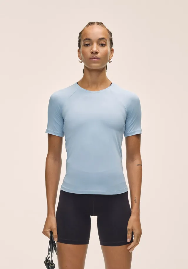 Casall Essential Tee maglietta Dream Blue traspirante