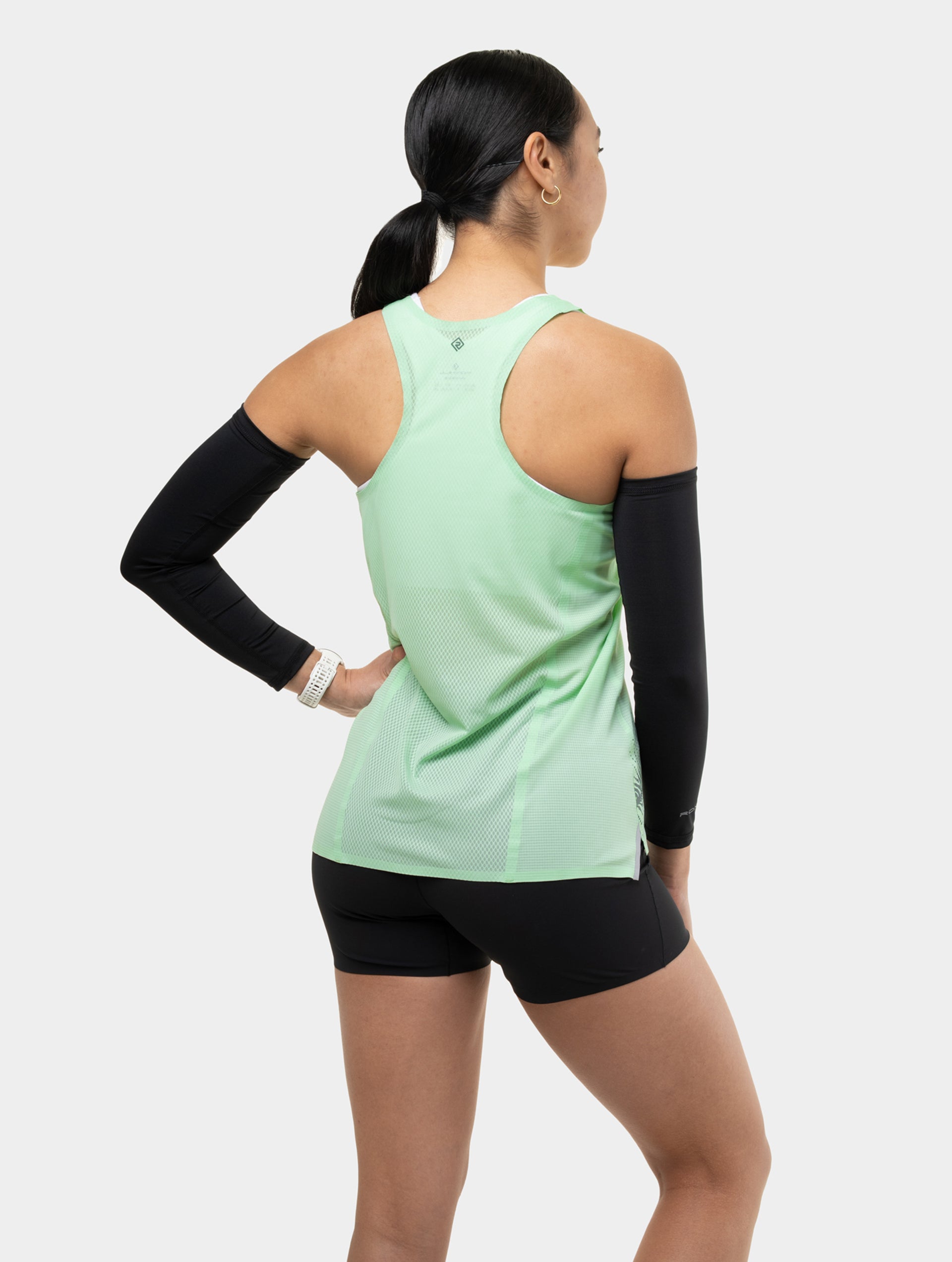 Ronhill Race manicotti running neri elasticizzati