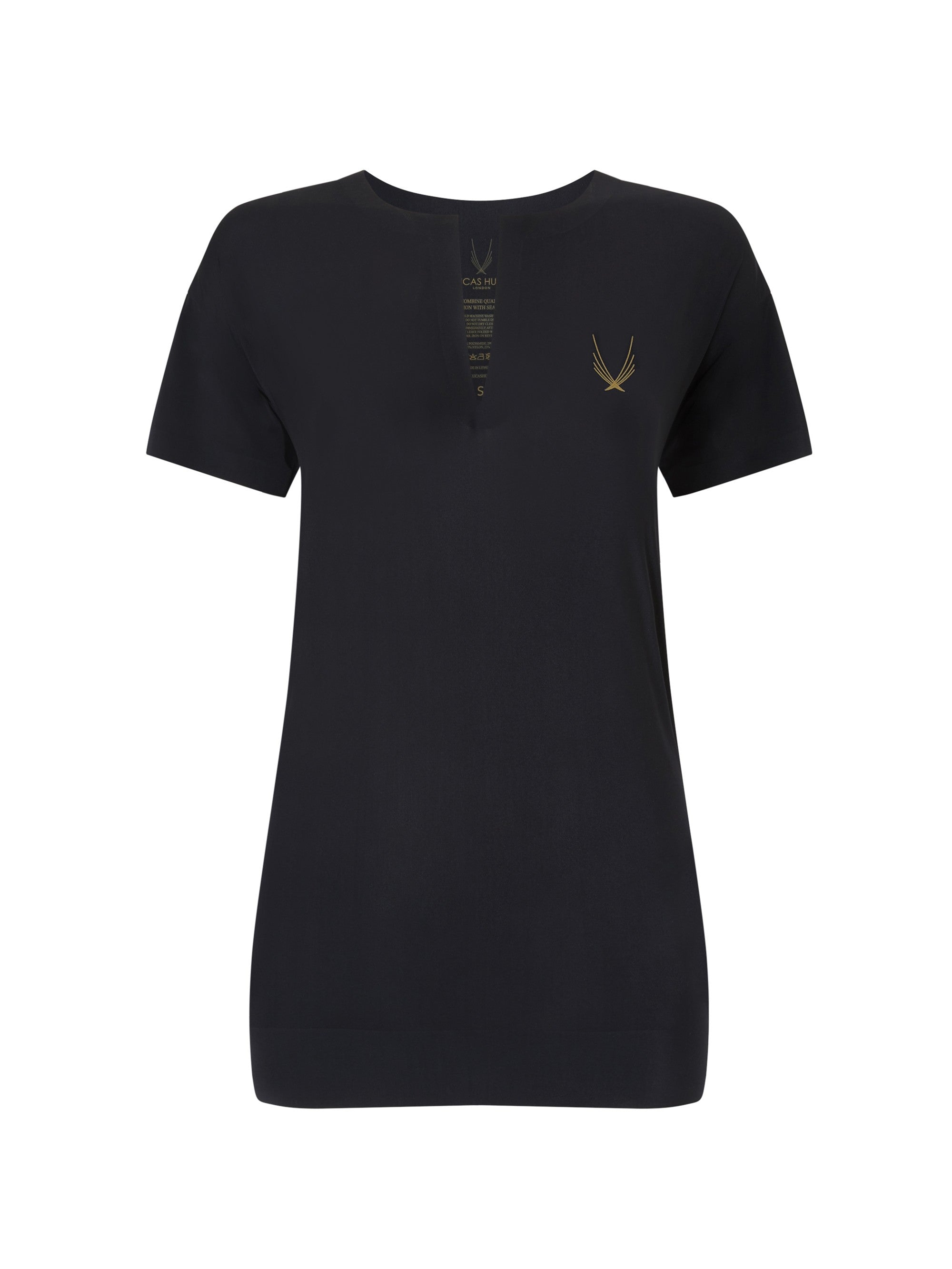 Lucas Hugh Hybrid T-Shirt maglia nera L vestibilità over
