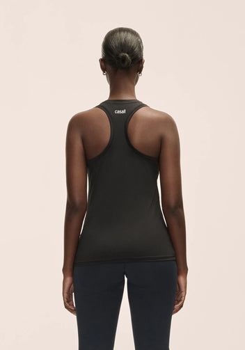 Casall Essential Racerback Tank canotta nera traspirante