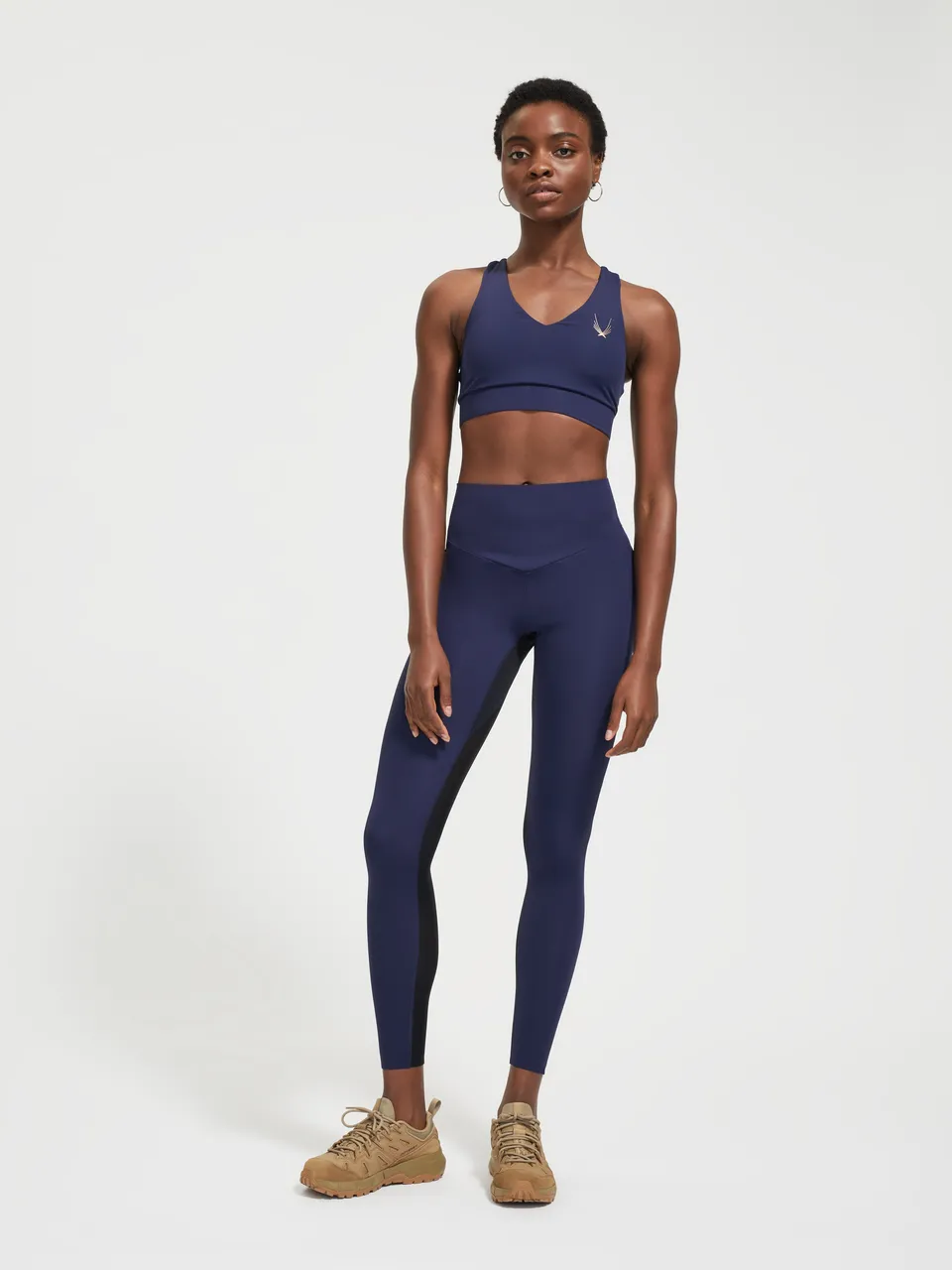 Lucas Hugh Stealth reggiseno sportivo blu notte L traspirante
