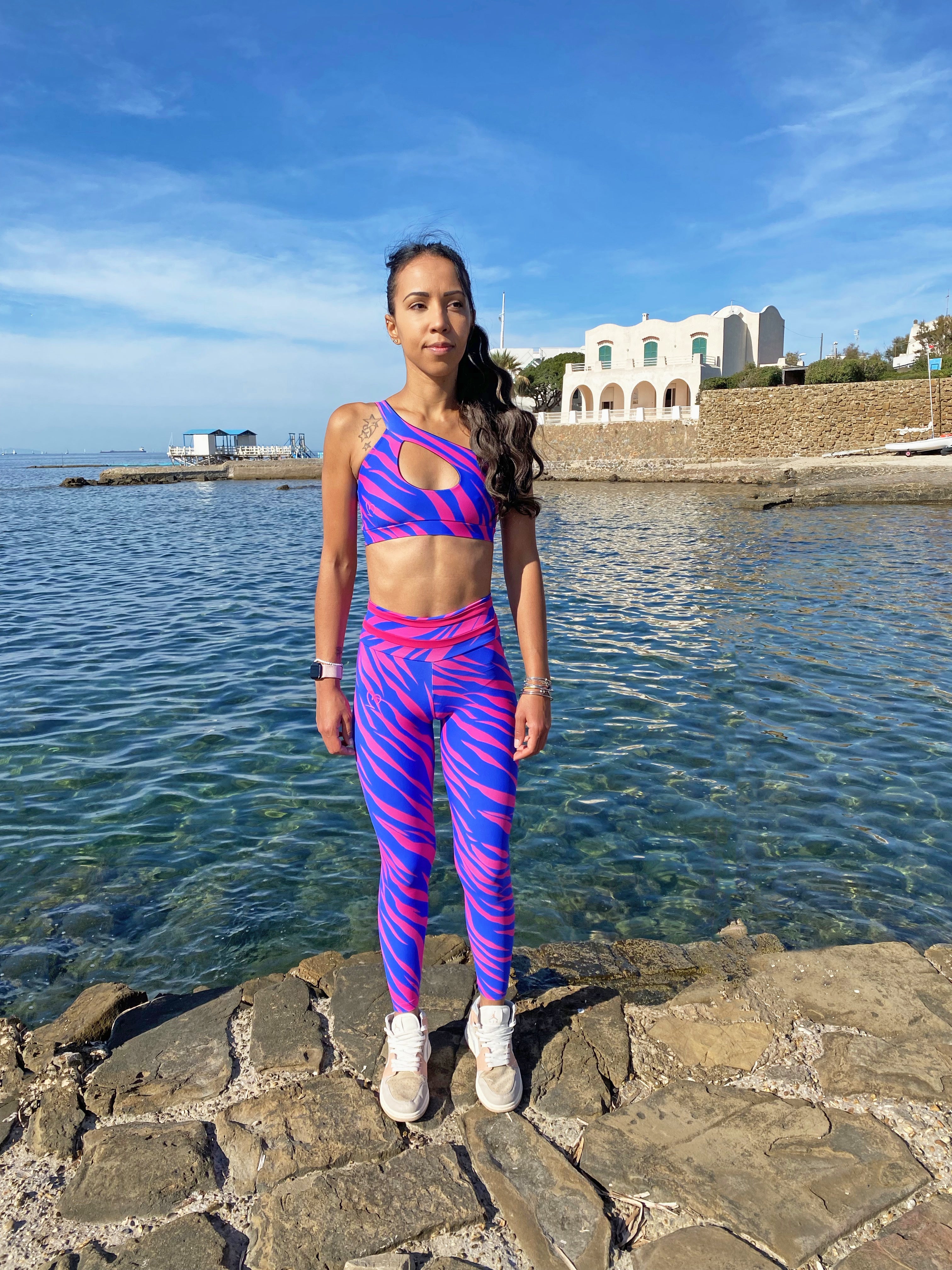 VB Zebra Fucsia legging push up