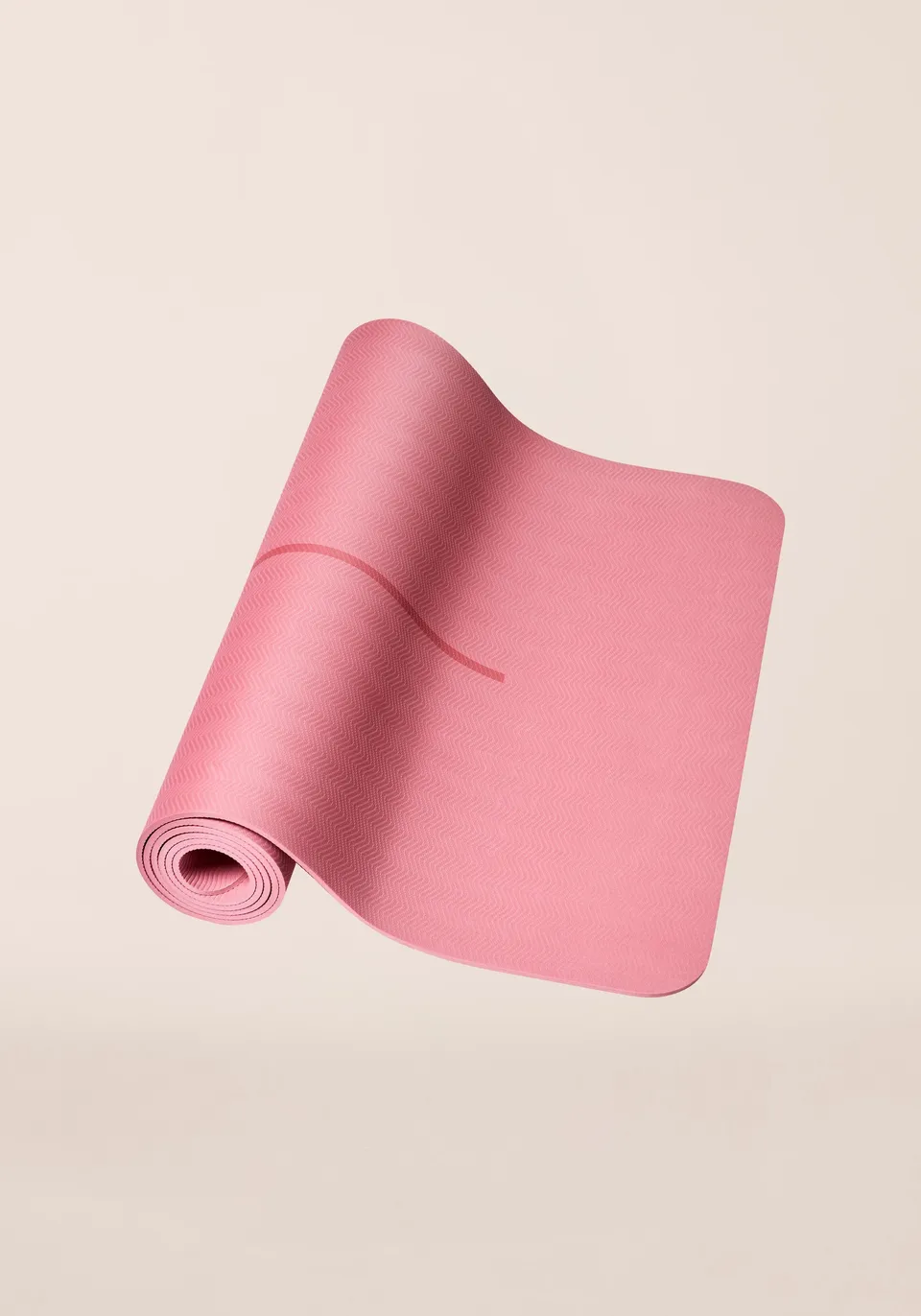 Casall Essential Cushion 5mm tappetino yoga rosa antiscivolo