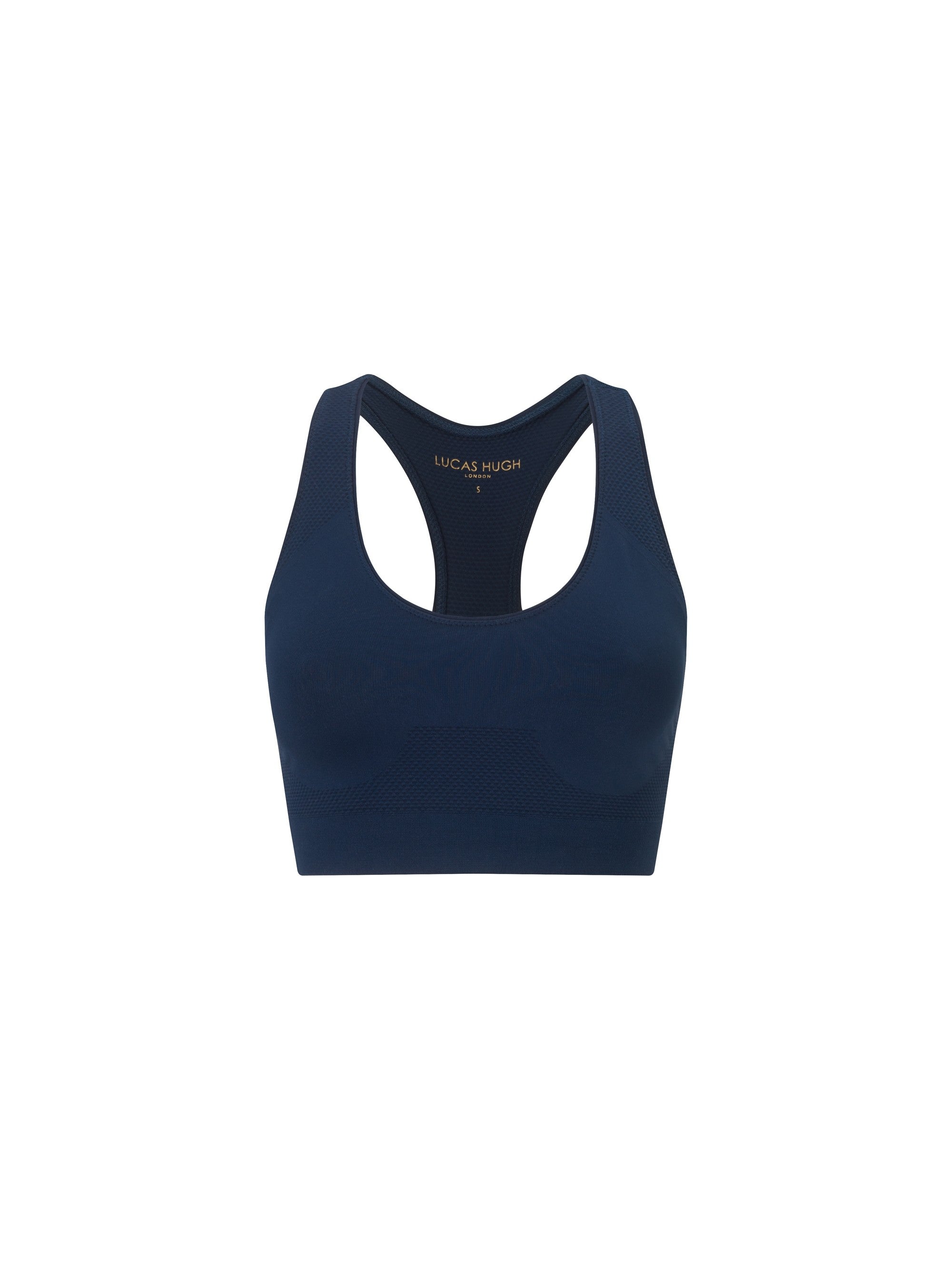 Lucas Hugh Technical Knit reggiseno sportivo blu navy yoga