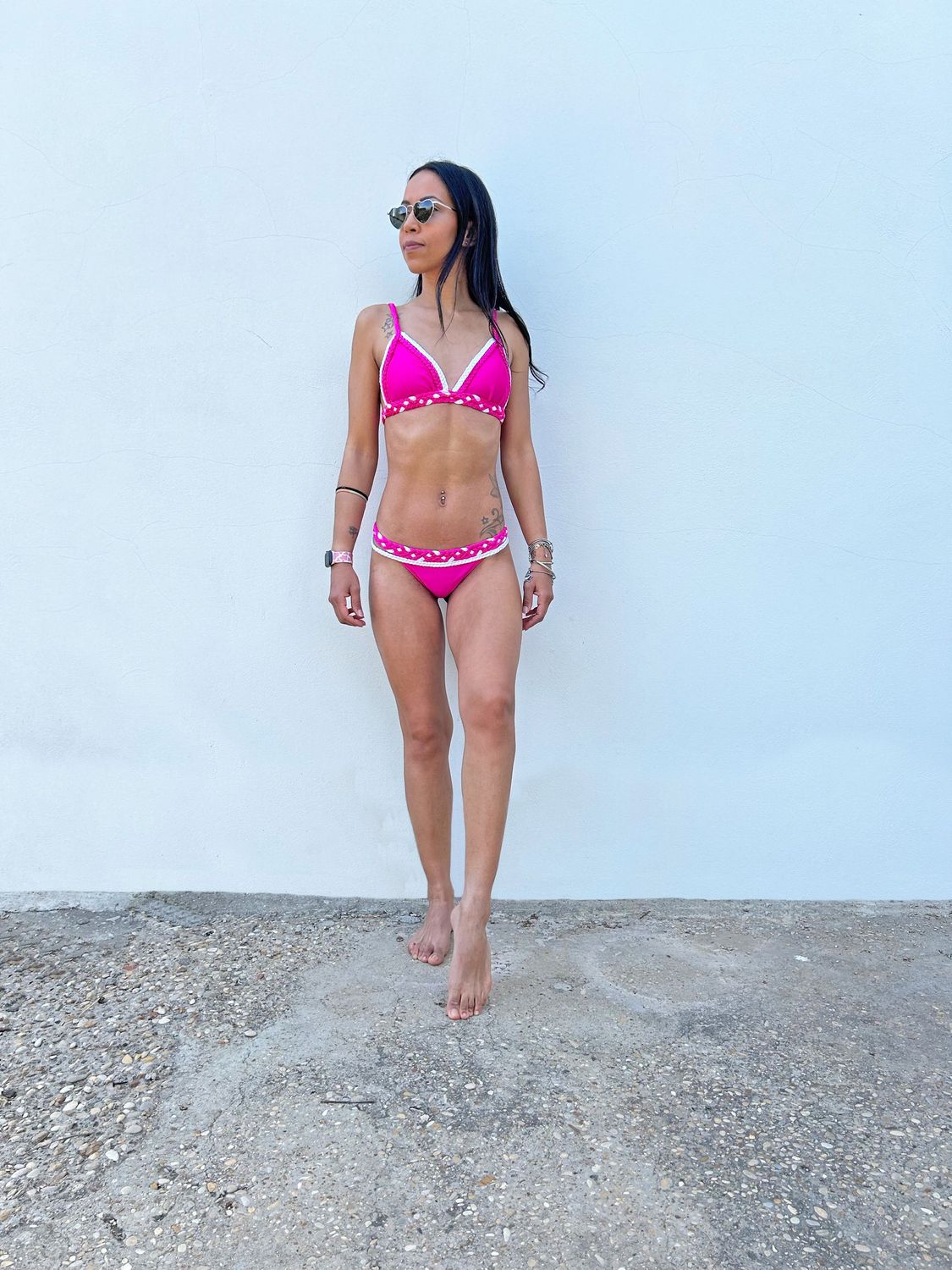 VB Rosa bikini rosa coppe integrate