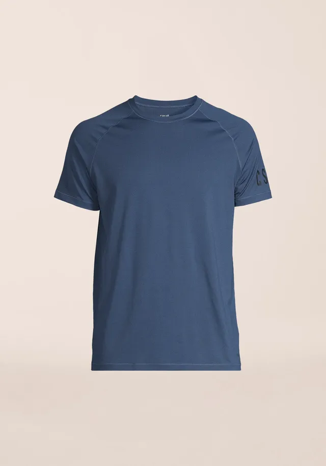 Casall M Rapidry Tee t-shirt running uomo blu traspirante