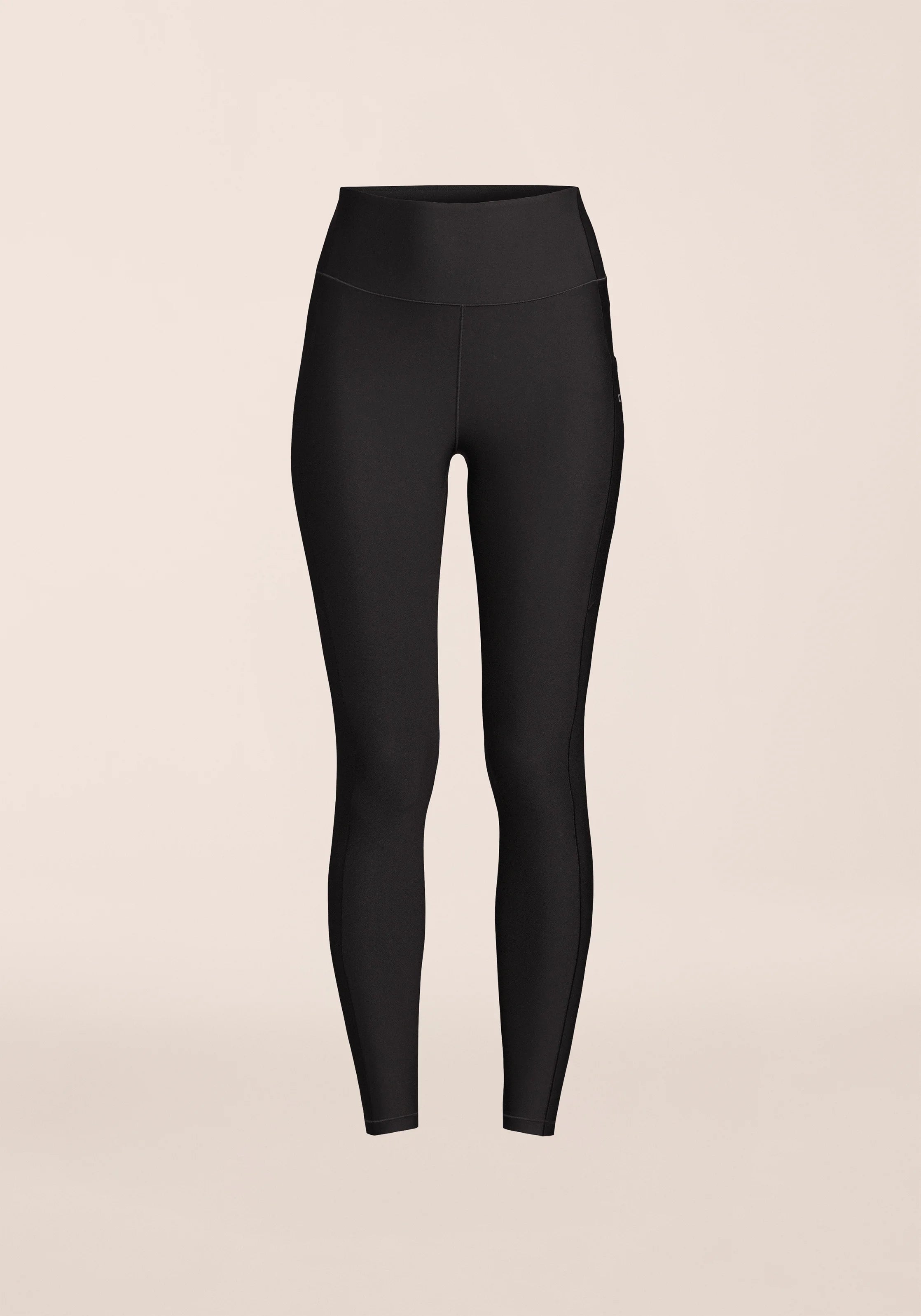 Casall Pure Pocket High Waist Tights leggings neri vita alta