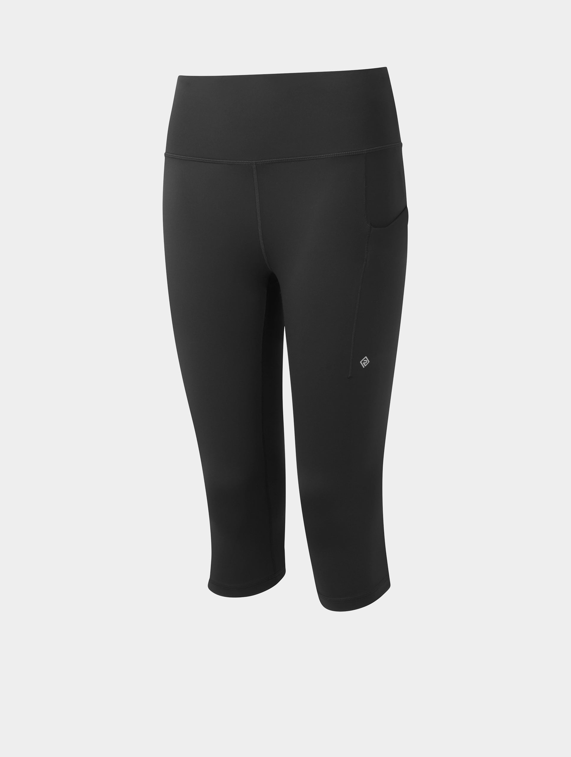 Ronhill Tech Contour Capri leggings donna nero elasticizzato