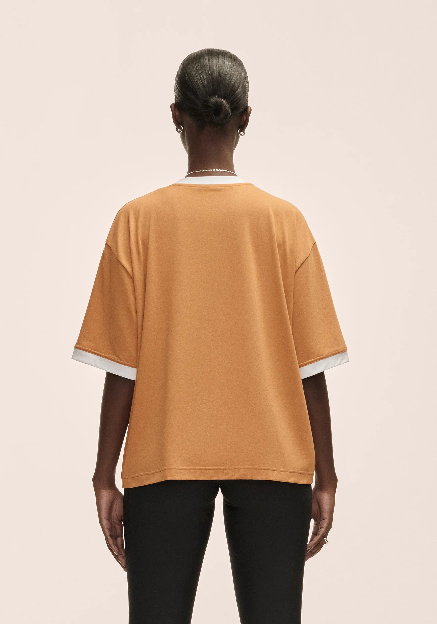 Casall Alma Oversized Tee maglietta gialla vestibilità oversize