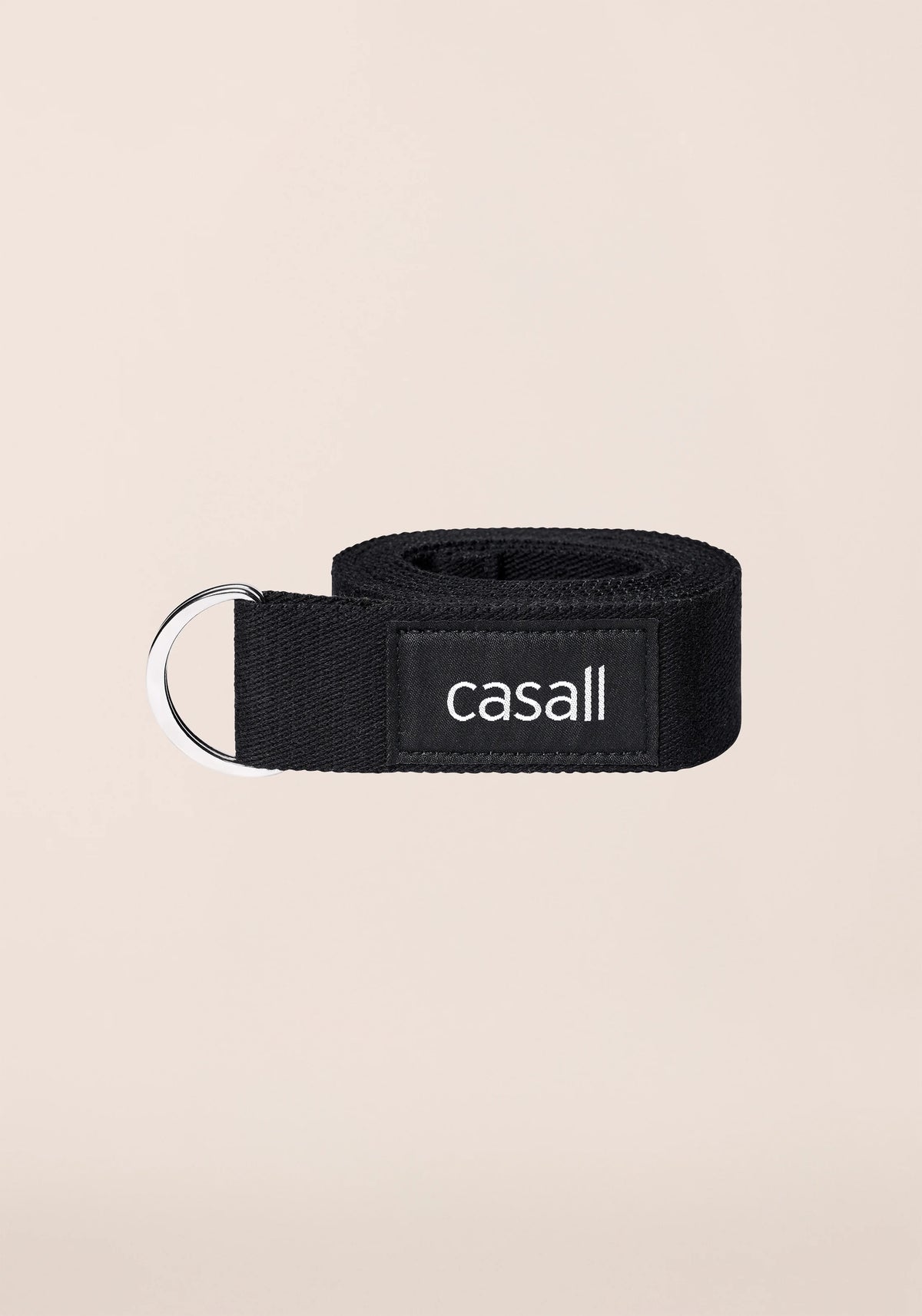 Casall Alignment Yoga Strap cintura yoga nera cotone bio