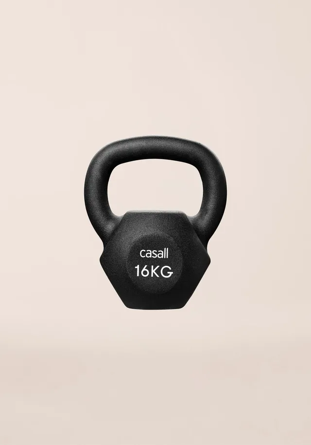 Casall Classic Kettlebell 16 kg Nero in Ghisa