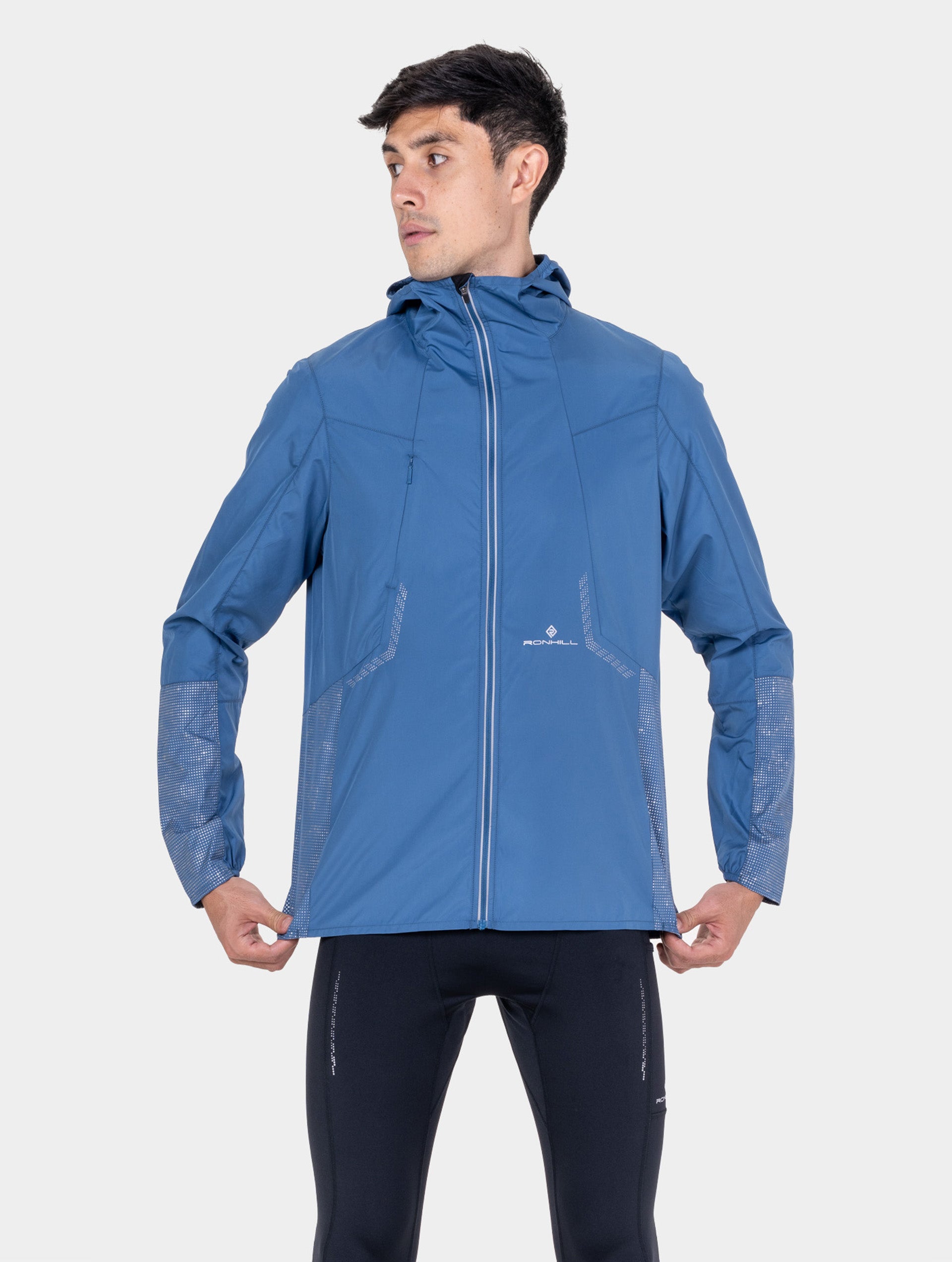 Ronhill Tech Reflect giacca running uomo riflettente antivento