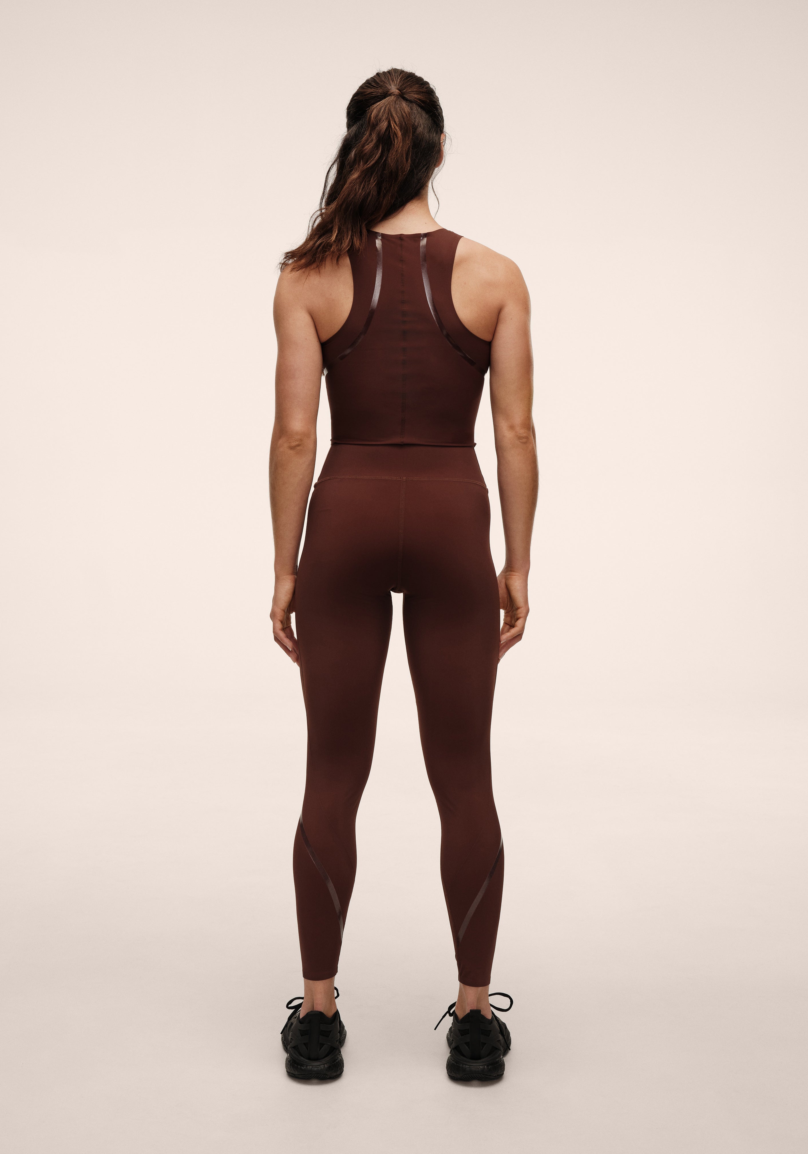 Casall Sculpture 3.0 leggings vita alta marrone shaping