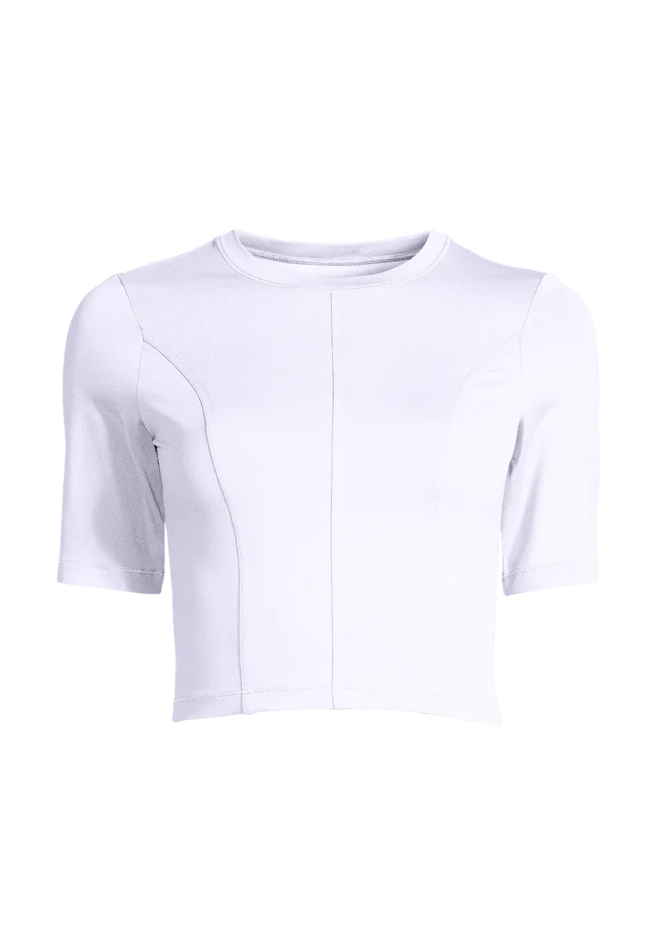 Casall Corset Crop Tee t-shirt training bianca traspirante