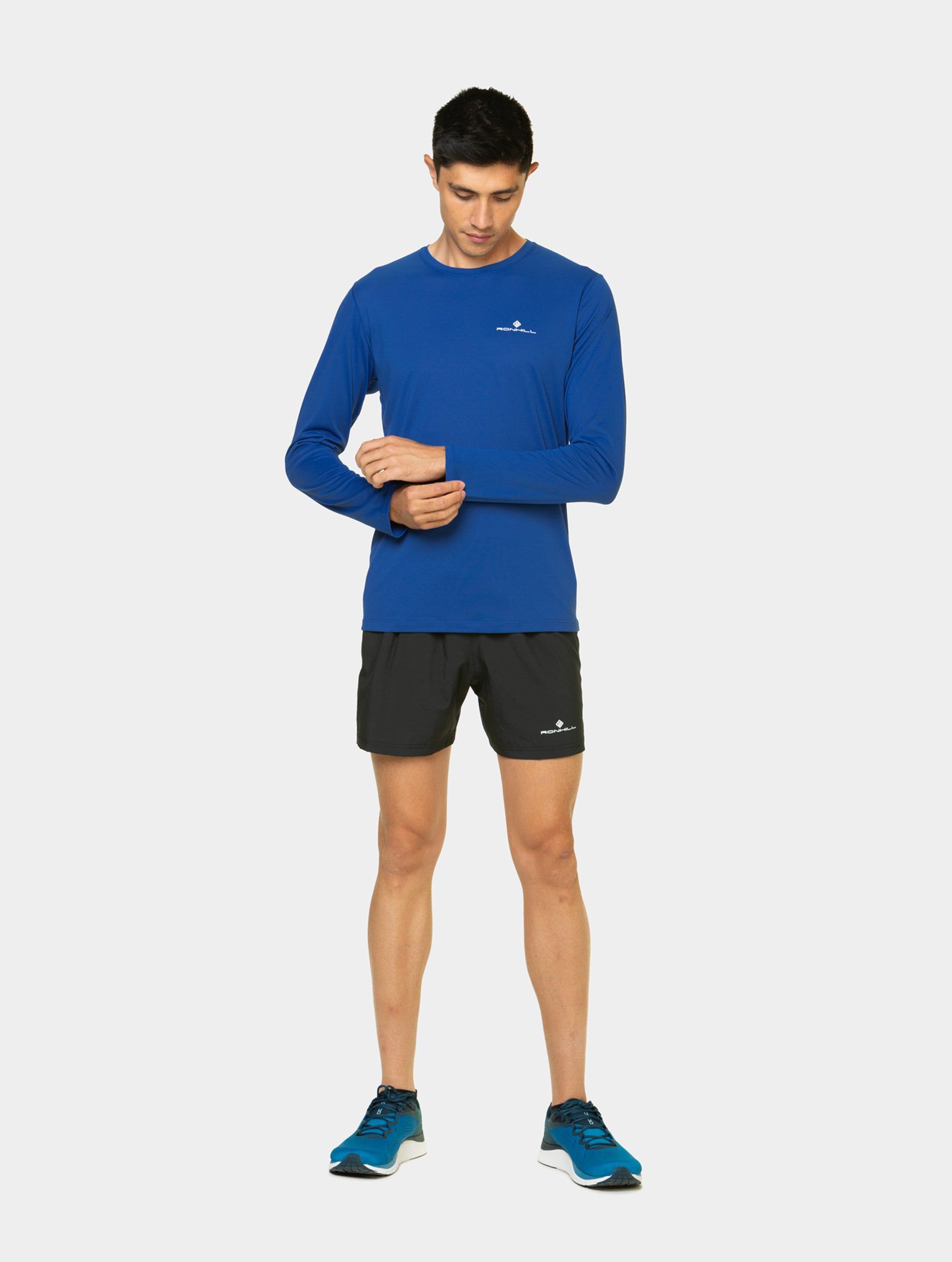 Ronhill Core 5 Short pantaloncini running uomo neri