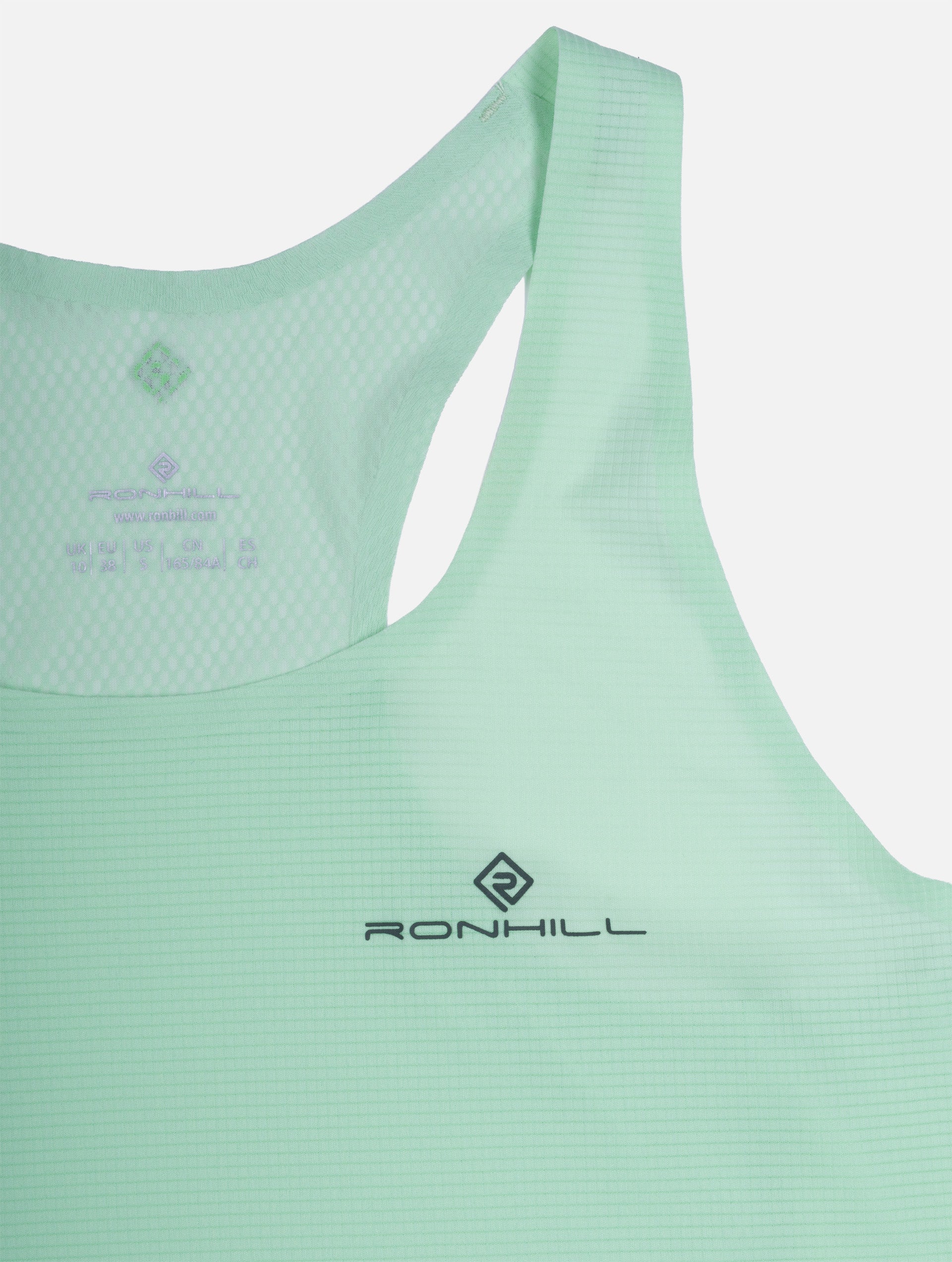 Ronhill Tech Race canotta running donna verde traspirante