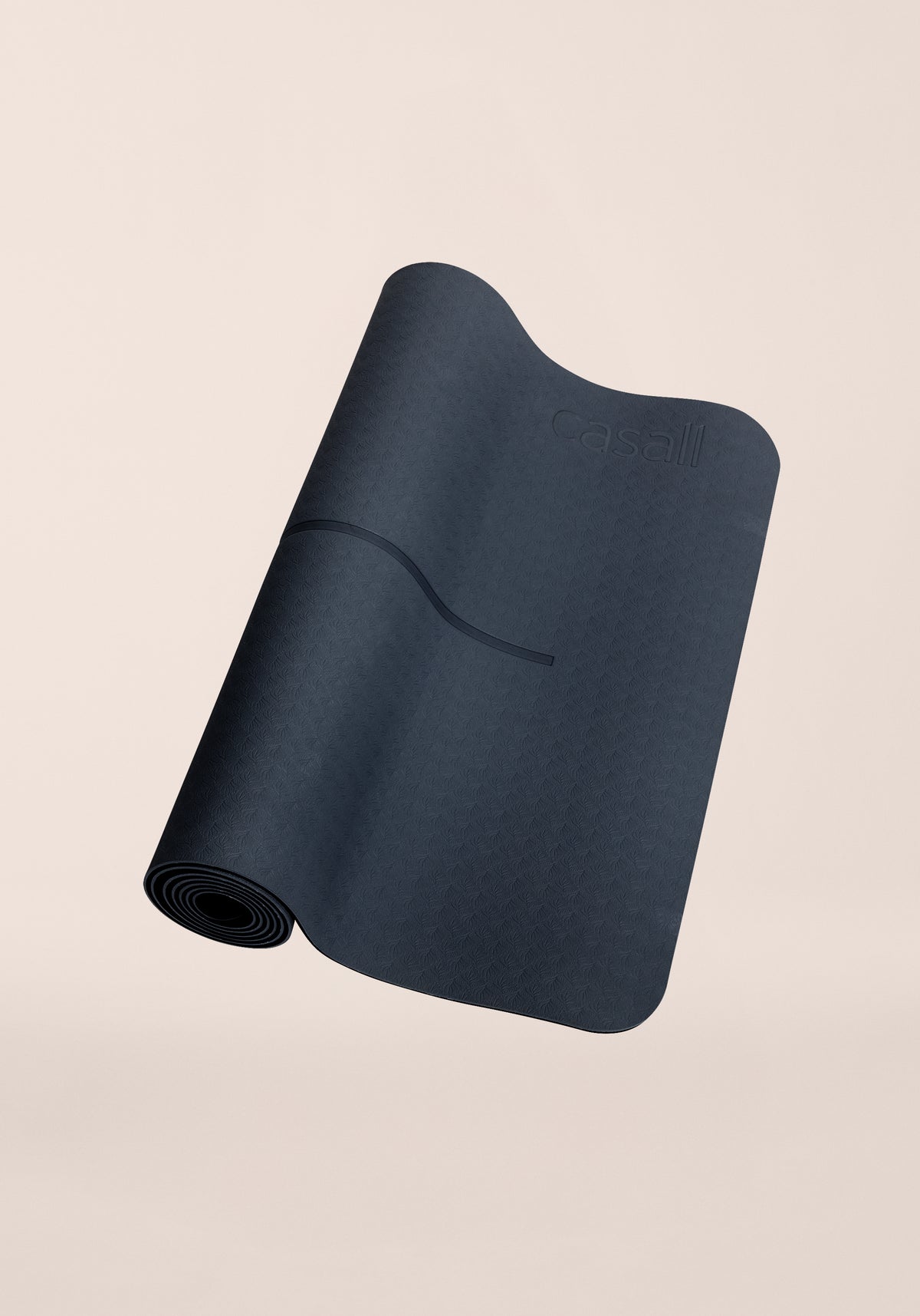 Casall Yoga Mat Position tappetino yoga 4 mm Blue Shadow