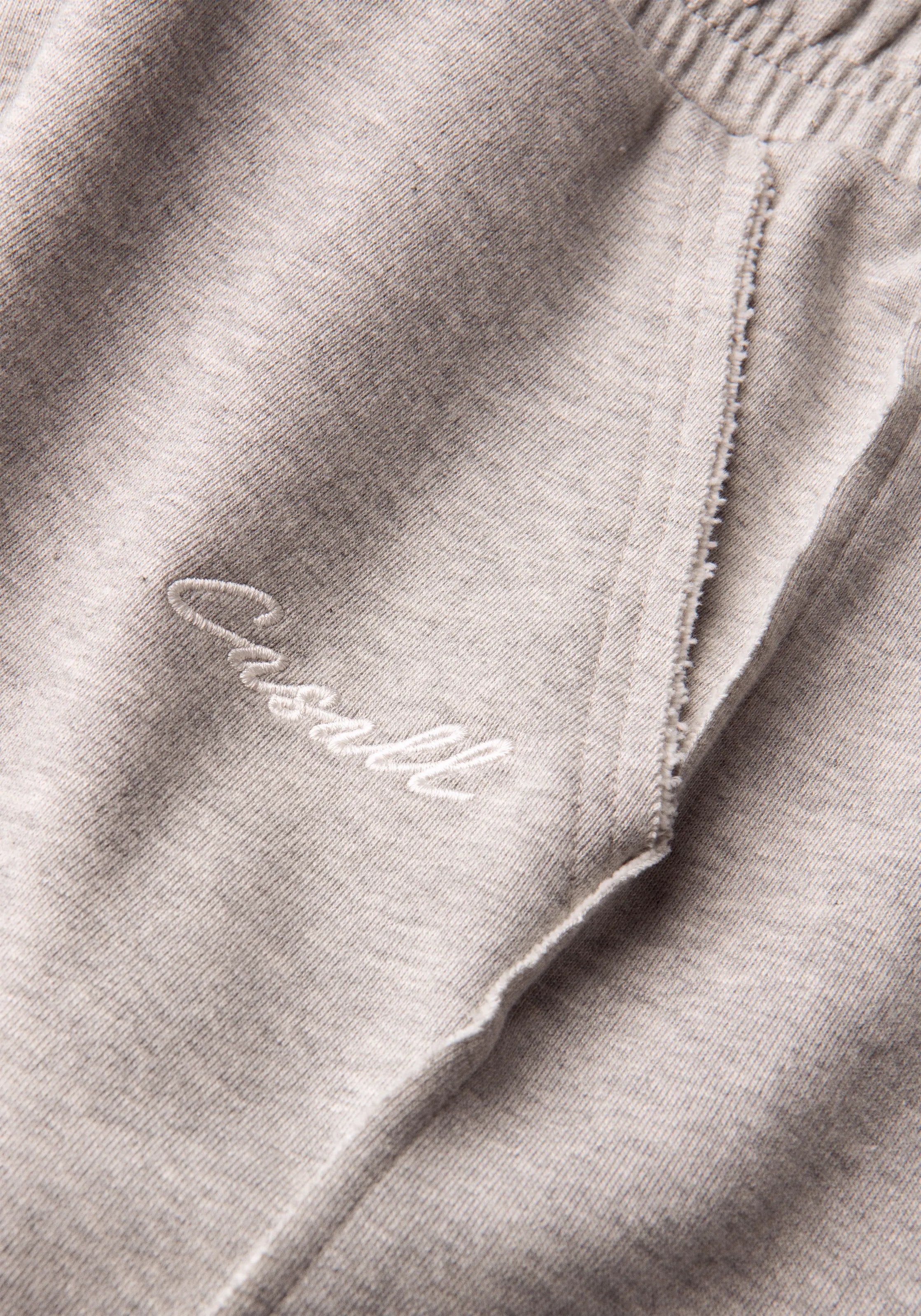 Casall Reversed Seam Terry Loose Pants Grigio Melange cotone